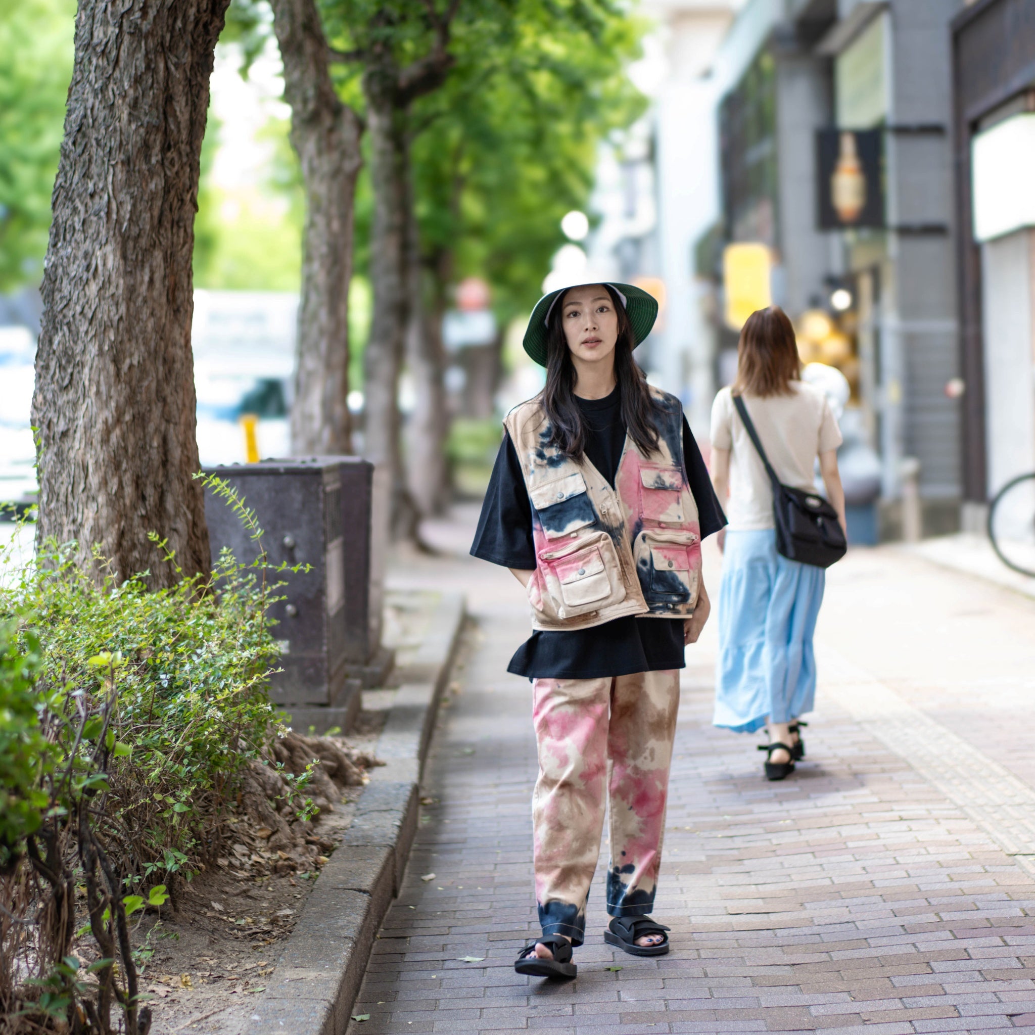 Camouflage Custom Fisher Man Chino Pants カモフラ カスタムフィッシャーマン チノパンツ | Color:Camo | Size:Slim/Medium【AMBERGLEAM_アンバーグリーム】| 1201141412【archive】