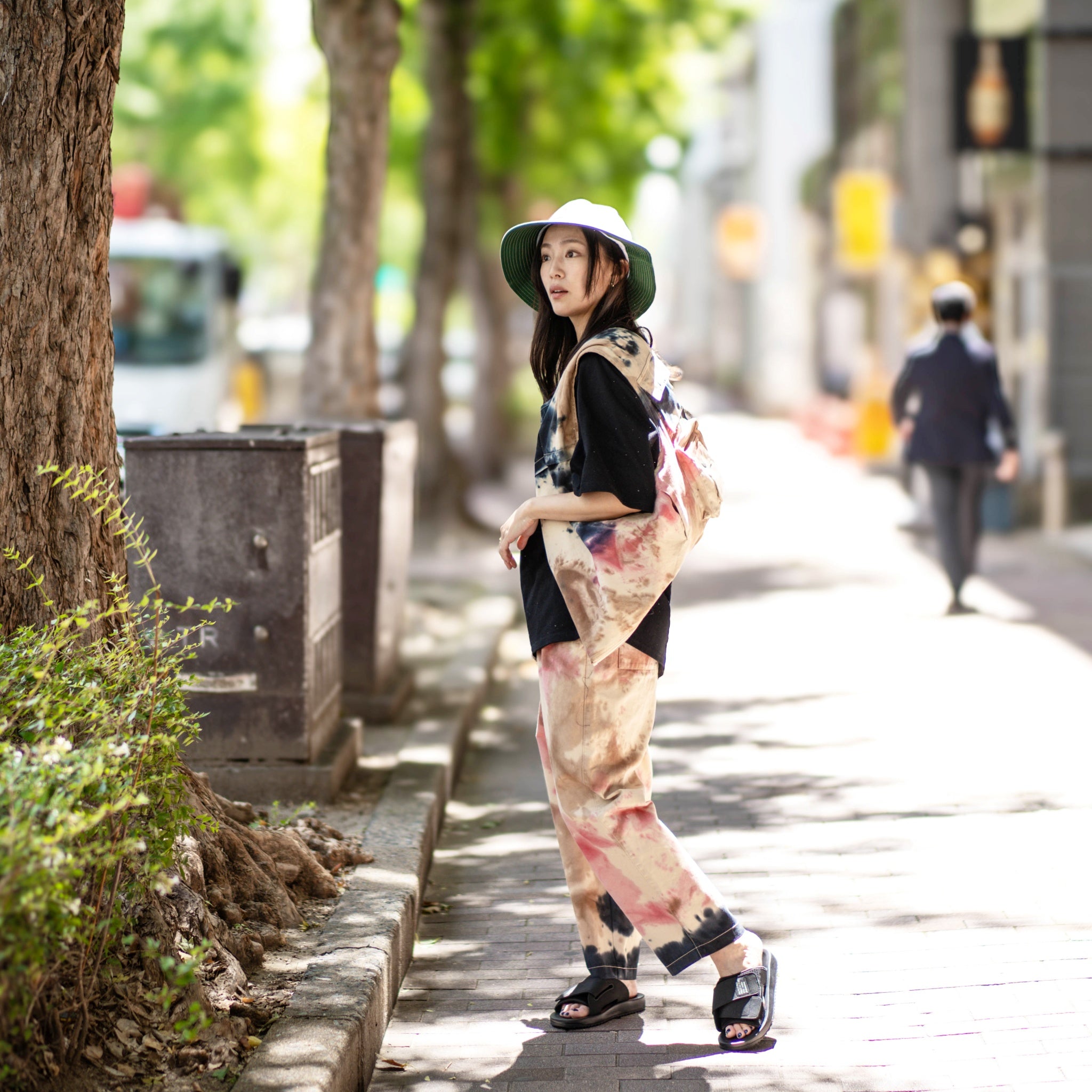 Camouflage Custom Fisher Man Chino Pants カモフラ カスタムフィッシャーマン チノパンツ | Color:Camo | Size:Slim/Medium【AMBERGLEAM_アンバーグリーム】| 1201141412【archive】