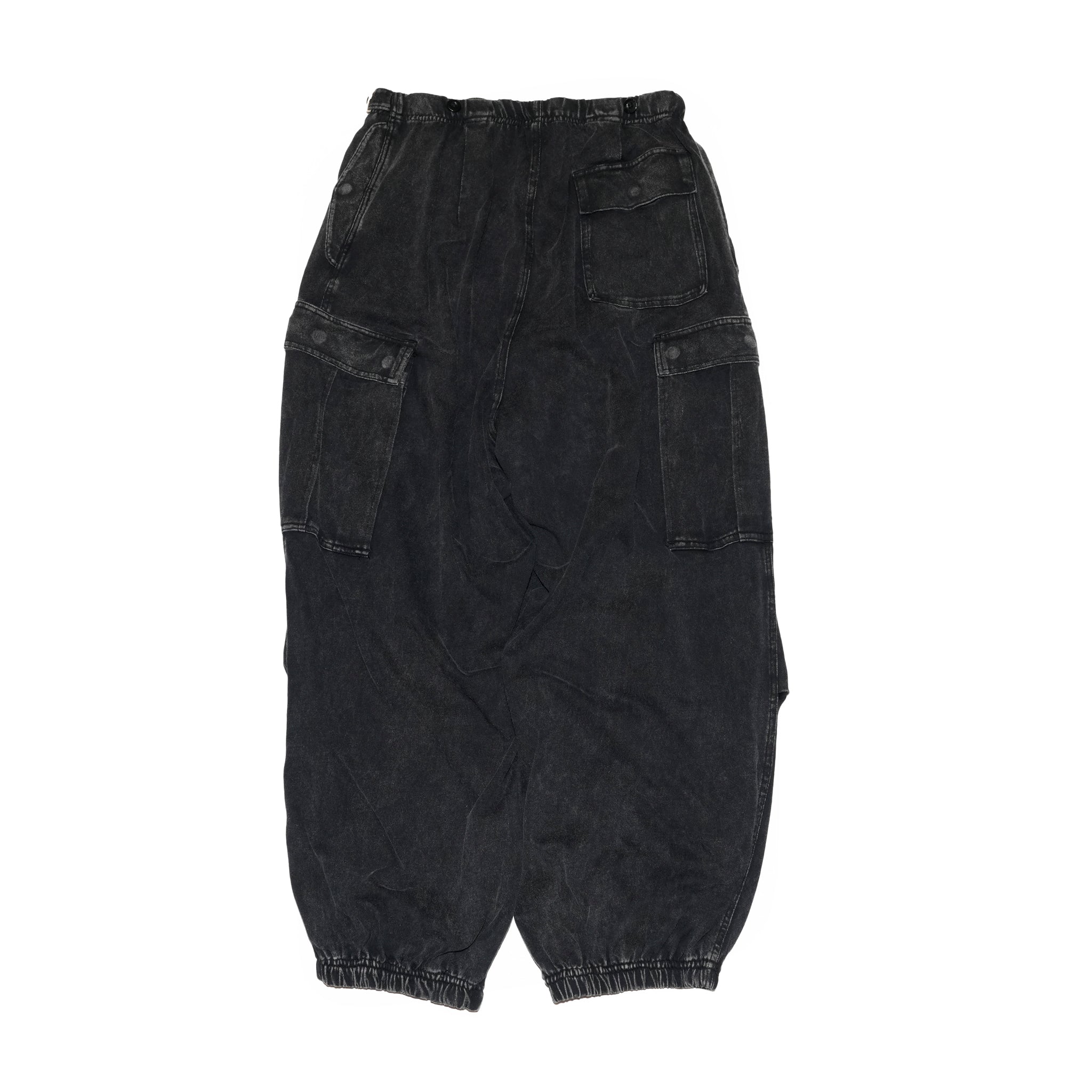 IMPRESTORE RANDY t-cloth V.D CZ-ImSt-292 | M-1951オーバーパンツを再構築したイージーカーゴ | Faded Black | 裾ゴム仕様
