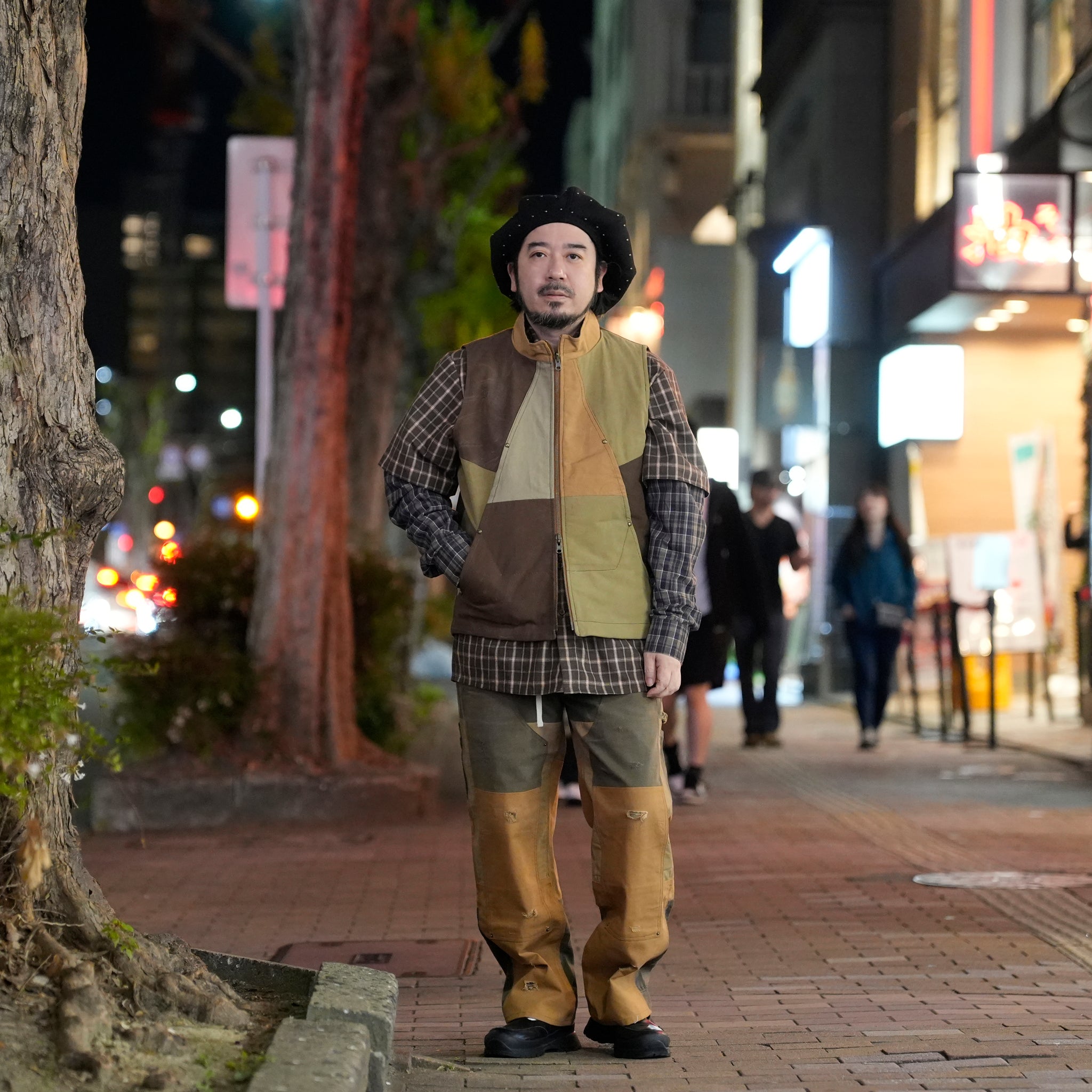 FACTORY VEST | Color_BROWN | No_RV0759702【NASNGWAM_ナスングワム】