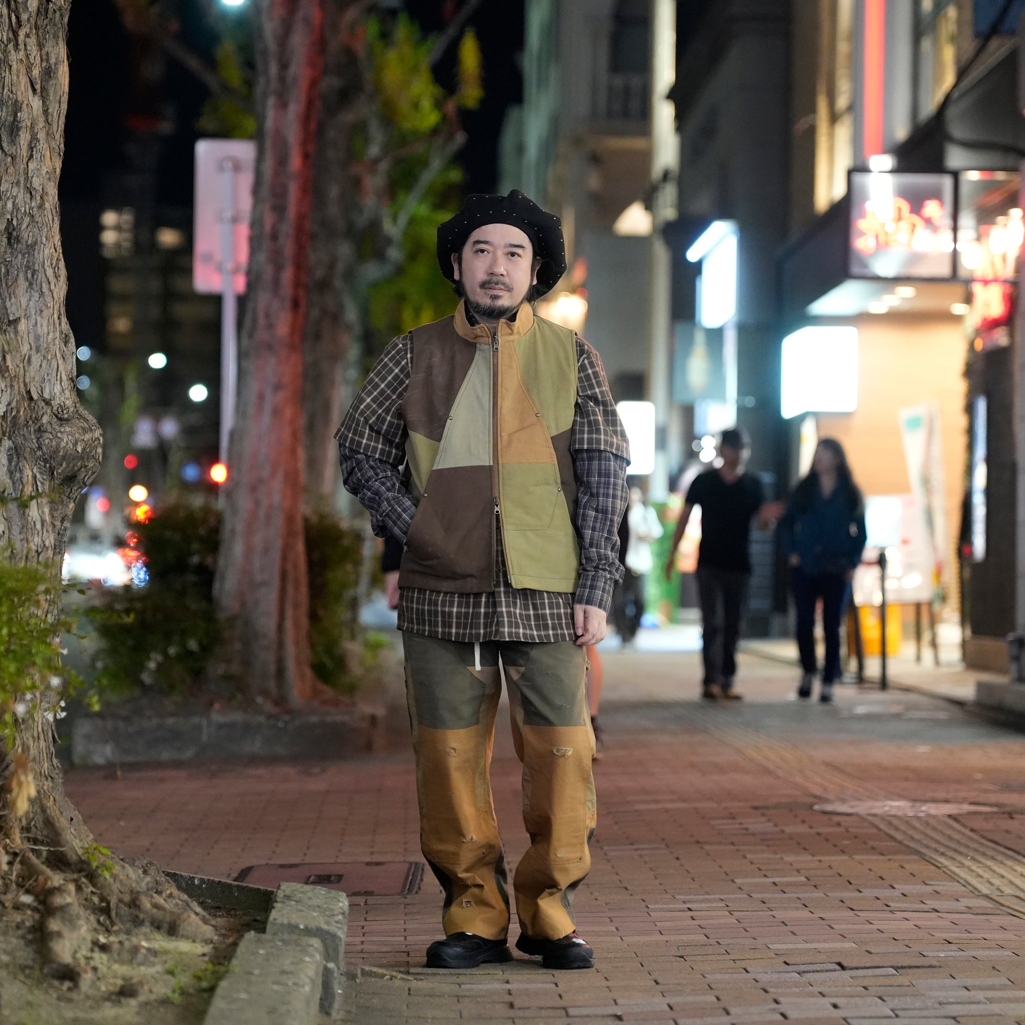 FACTORY VEST | Color_BROWN | No_RV0759702【NASNGWAM_ナスングワム】