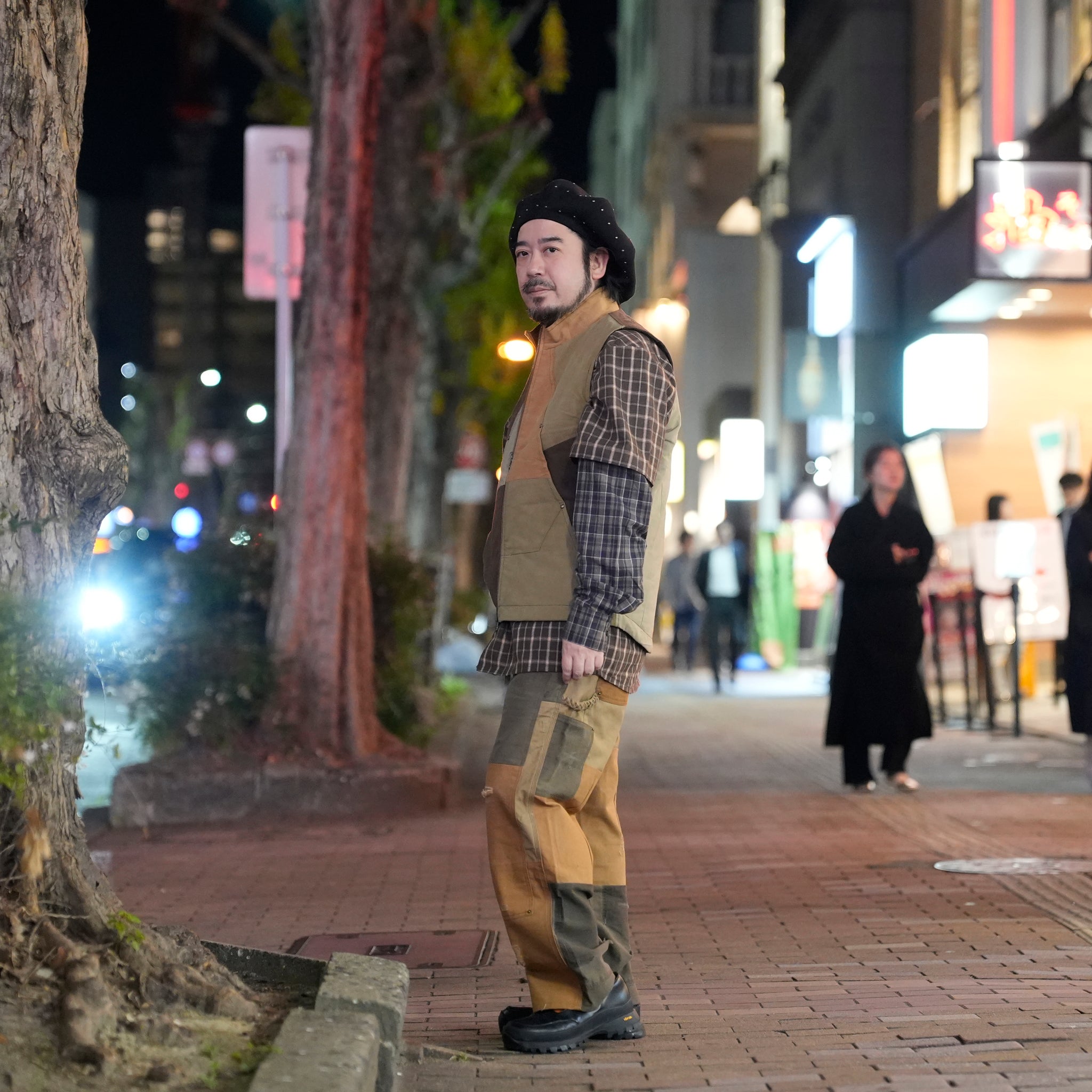 FACTORY VEST | Color_BROWN | No_RV0759702【NASNGWAM_ナスングワム】