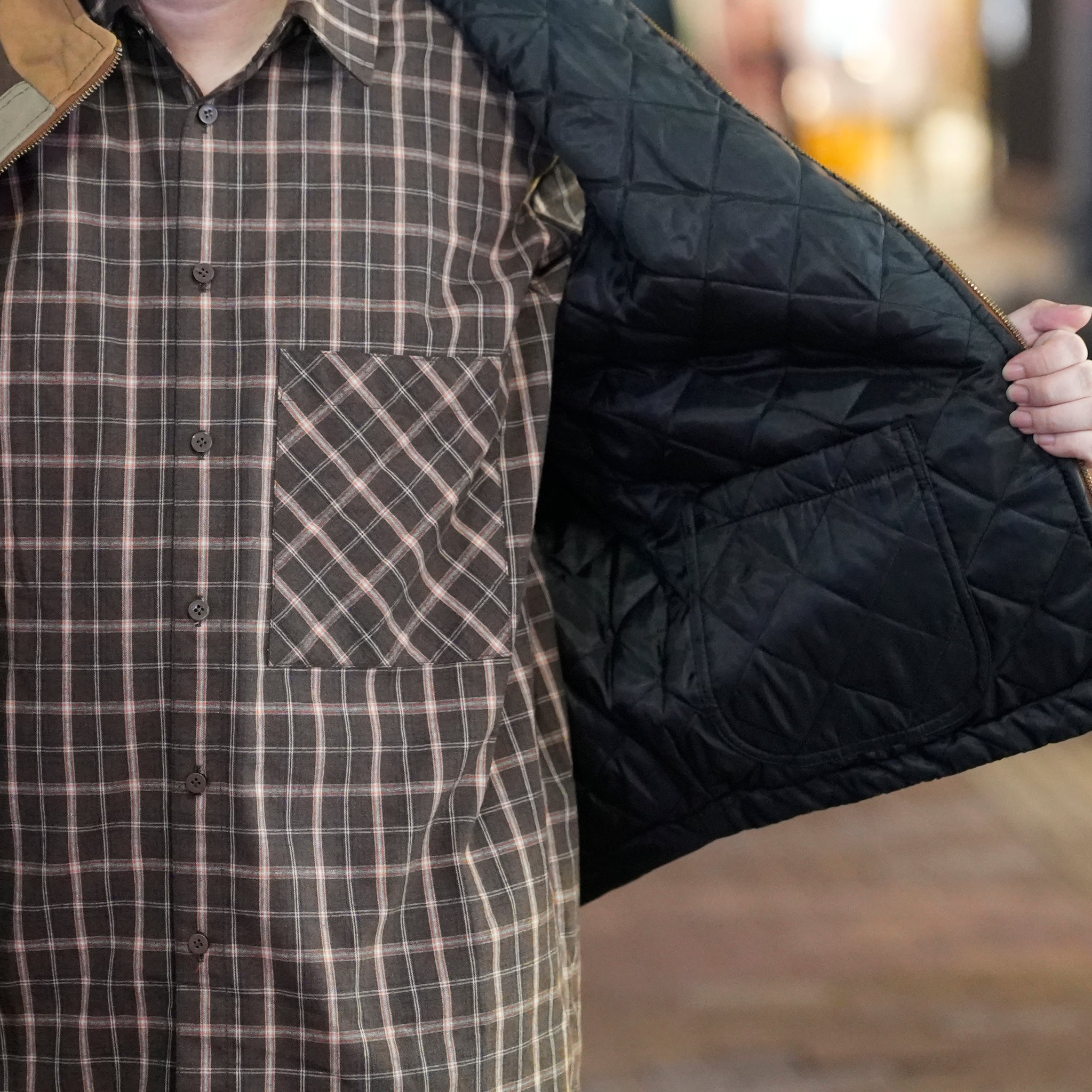 FACTORY VEST | Color_BROWN | No_RV0759702【NASNGWAM_ナスングワム】
