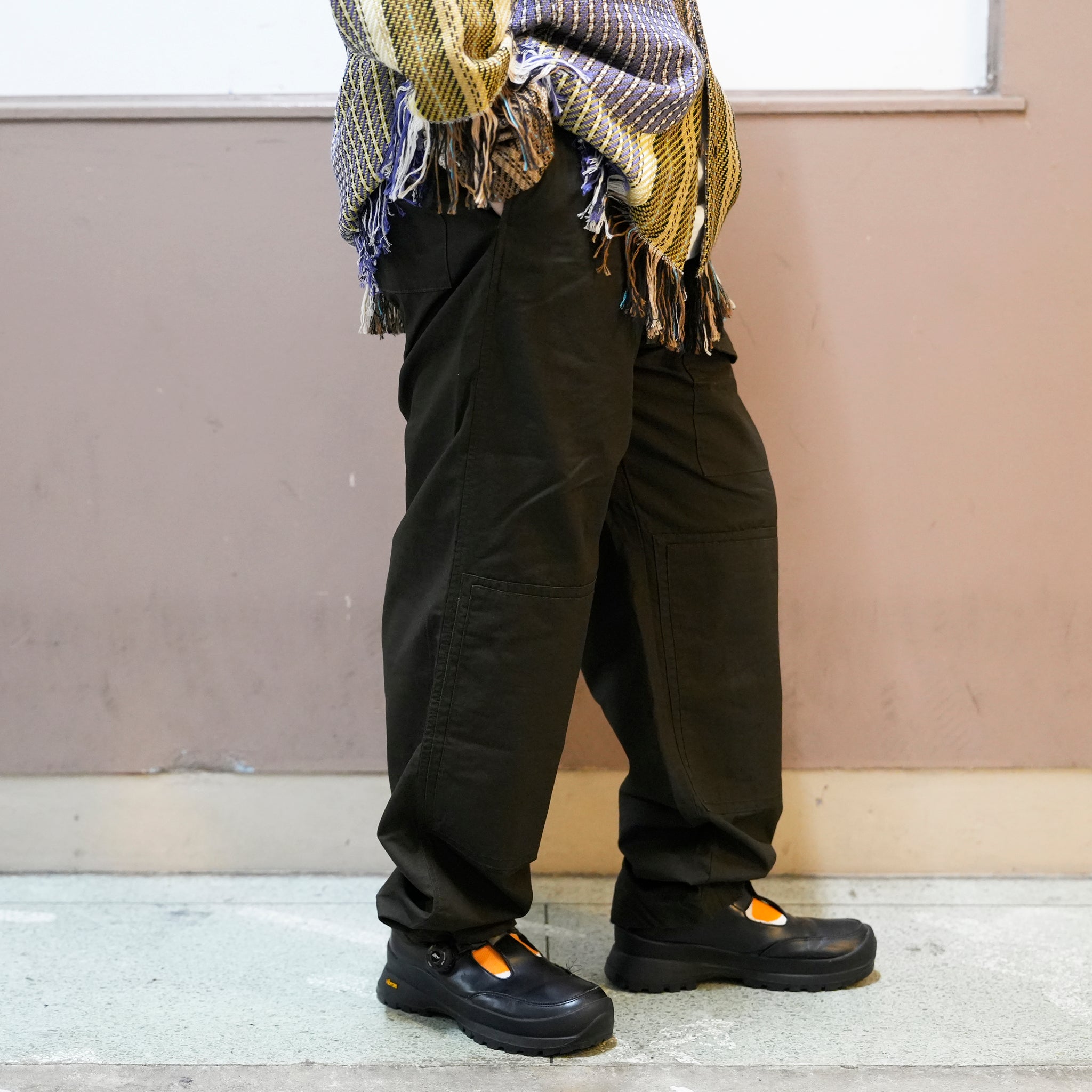 WAX-ish ROYAL NAVY TROUSERS | Color_Olive | No_25-3-PT02【ORIGINAL JOHN_オリジナルジョン】