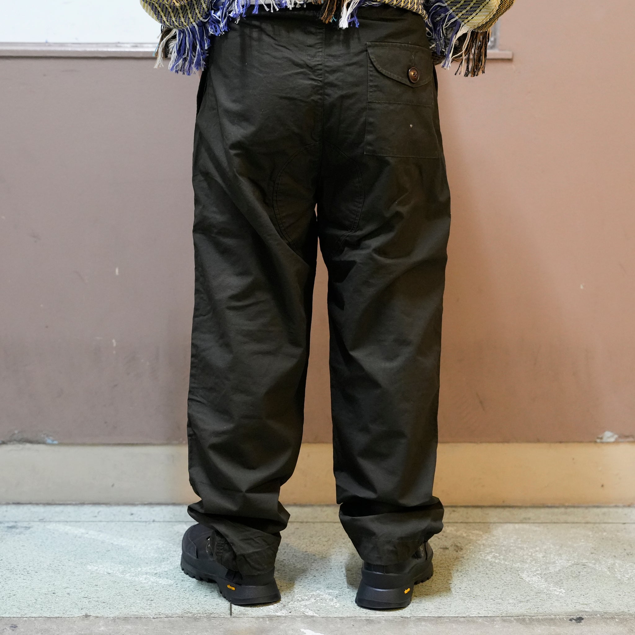 WAX-ish ROYAL NAVY TROUSERS | Color_Olive | No_25-3-PT02【ORIGINAL JOHN_オリジナルジョン】