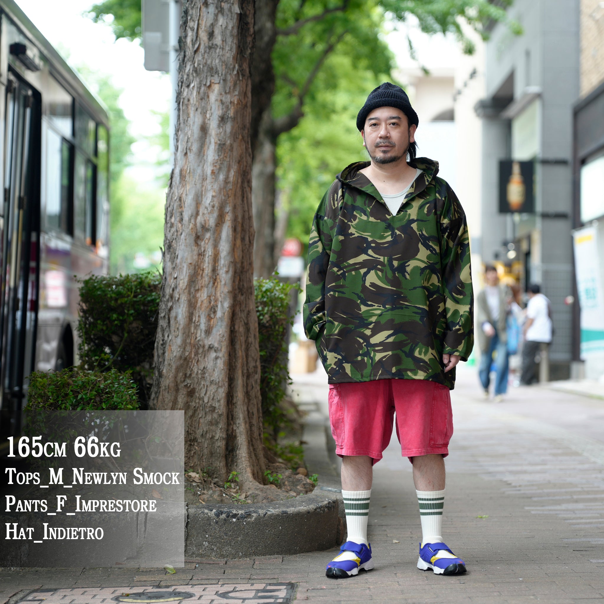 Hood Smocks Side POcket_Nato Camo | Hood Smocks Sise Pk | Color:Nato Camo【NEWLYN SMOCK】