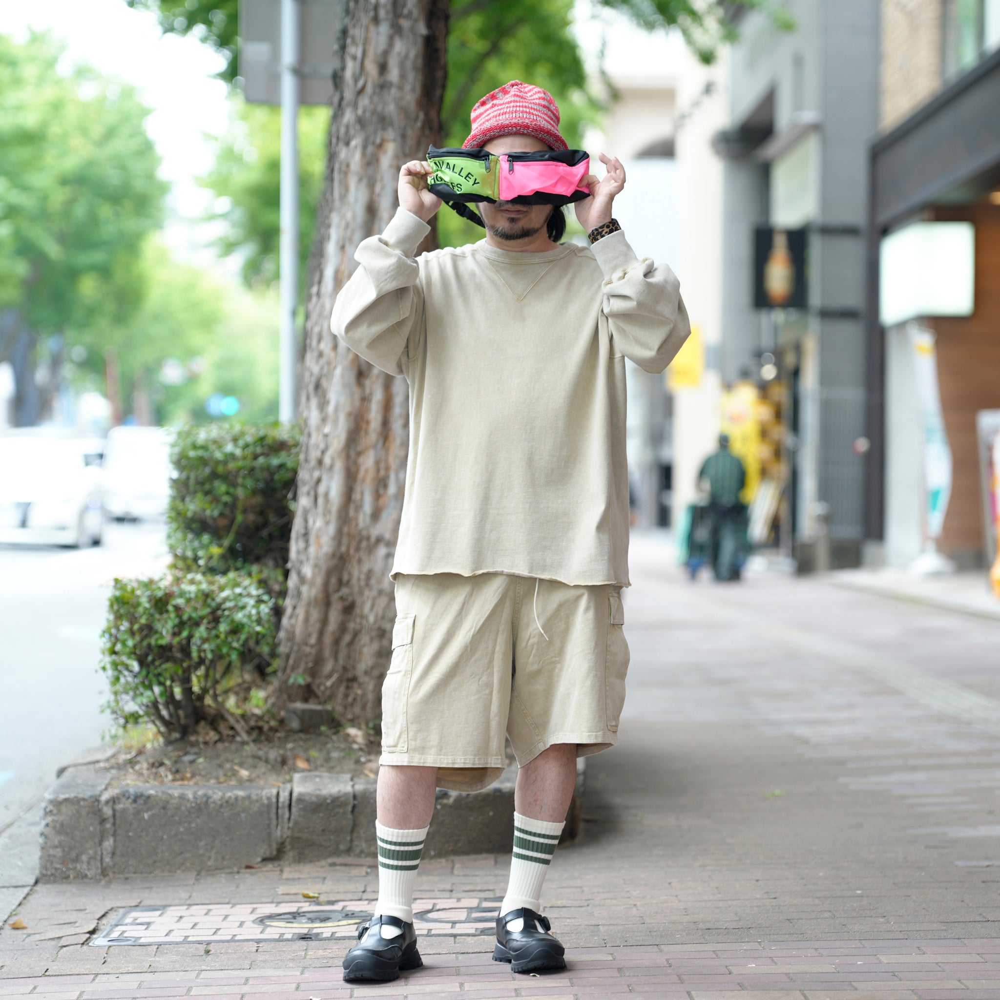 IMPRESTORE Randy shorts t-cloth V.D cz-imst-293 | Faded Ivoryカラー | M-1951ベースの快適カーゴショーツ | 新染料使用素材