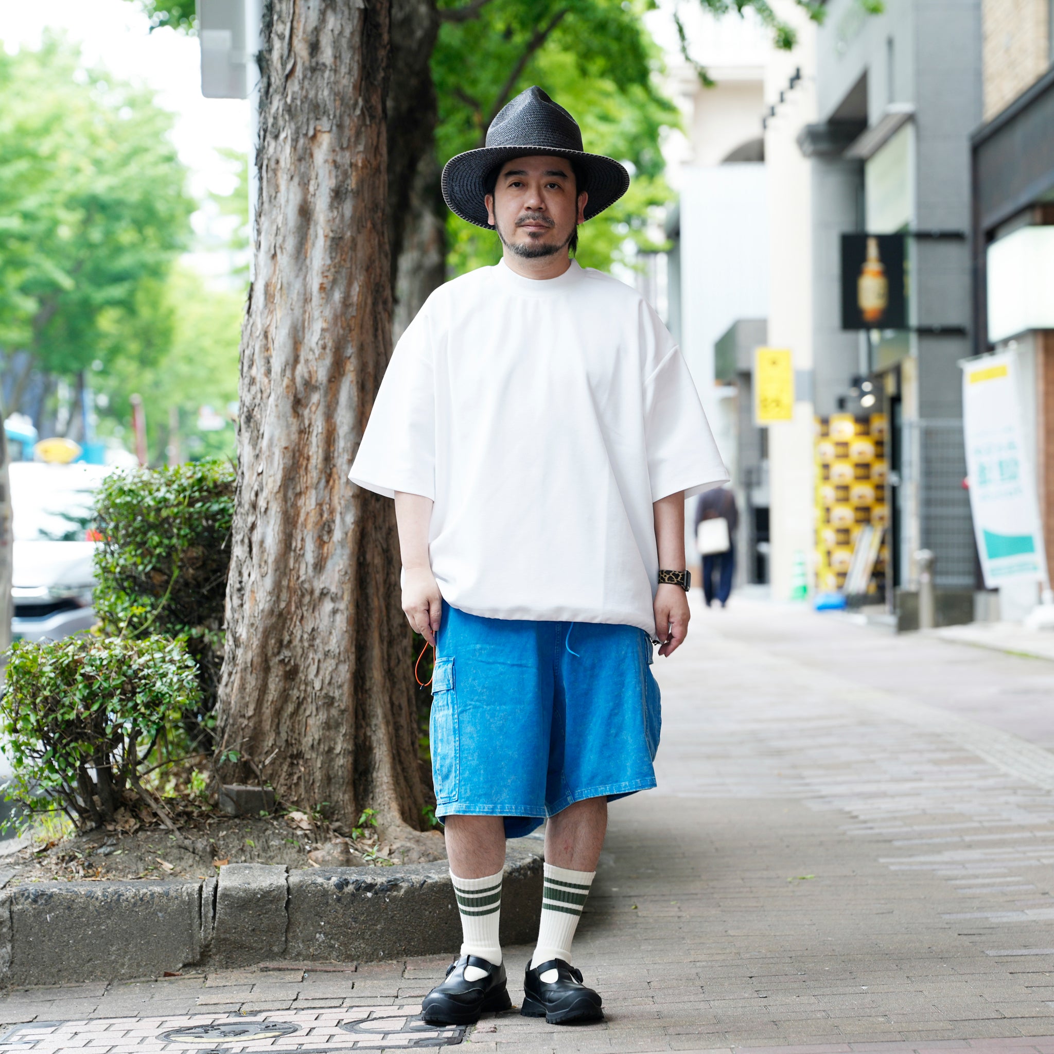 IMPRESTORE Randy shorts t-cloth V.D cz-imst-293 | Faded Turquiseカラー | M-1951ベースの快適カーゴショーツ | 新染料使用素材