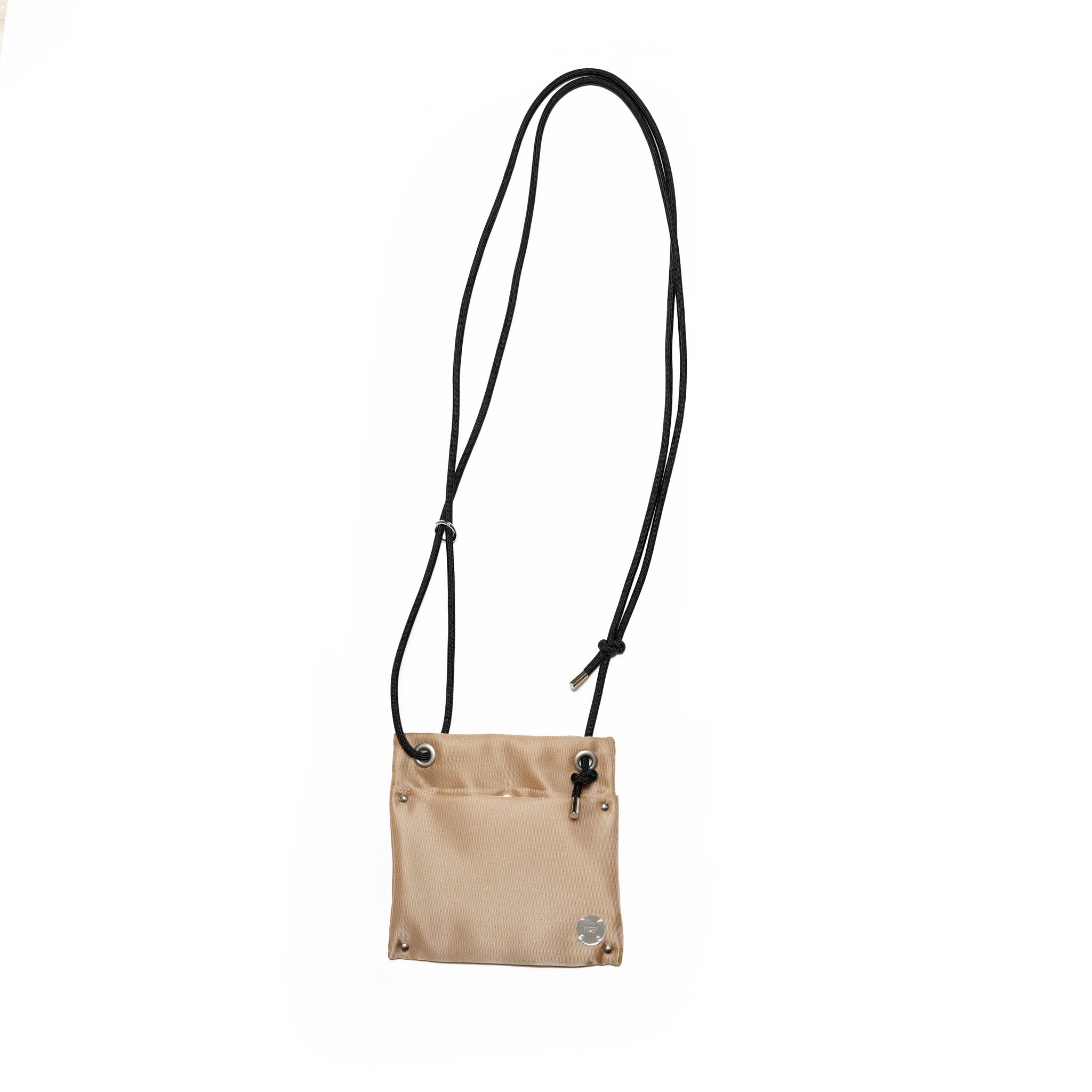 FB006 | ナイロンポケットショルダー | Color:Black/Brown/Gold/Blue【FULAT_フラット】