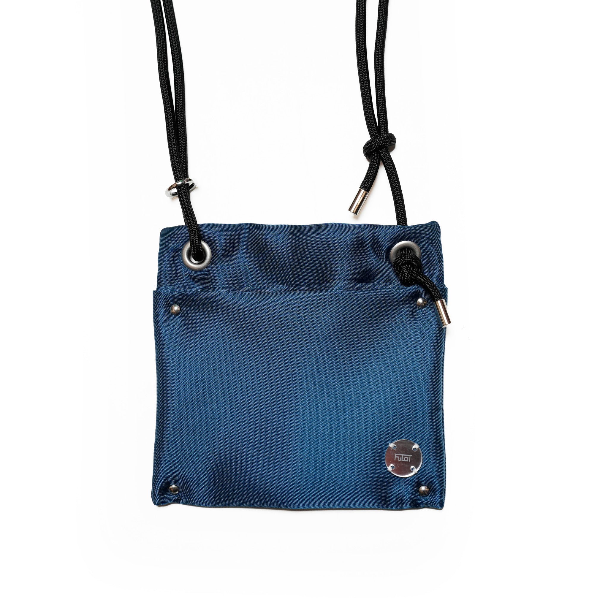 FB006 | ナイロンポケットショルダー | Color:Black/Brown/Gold/Blue【FULAT_フラット】