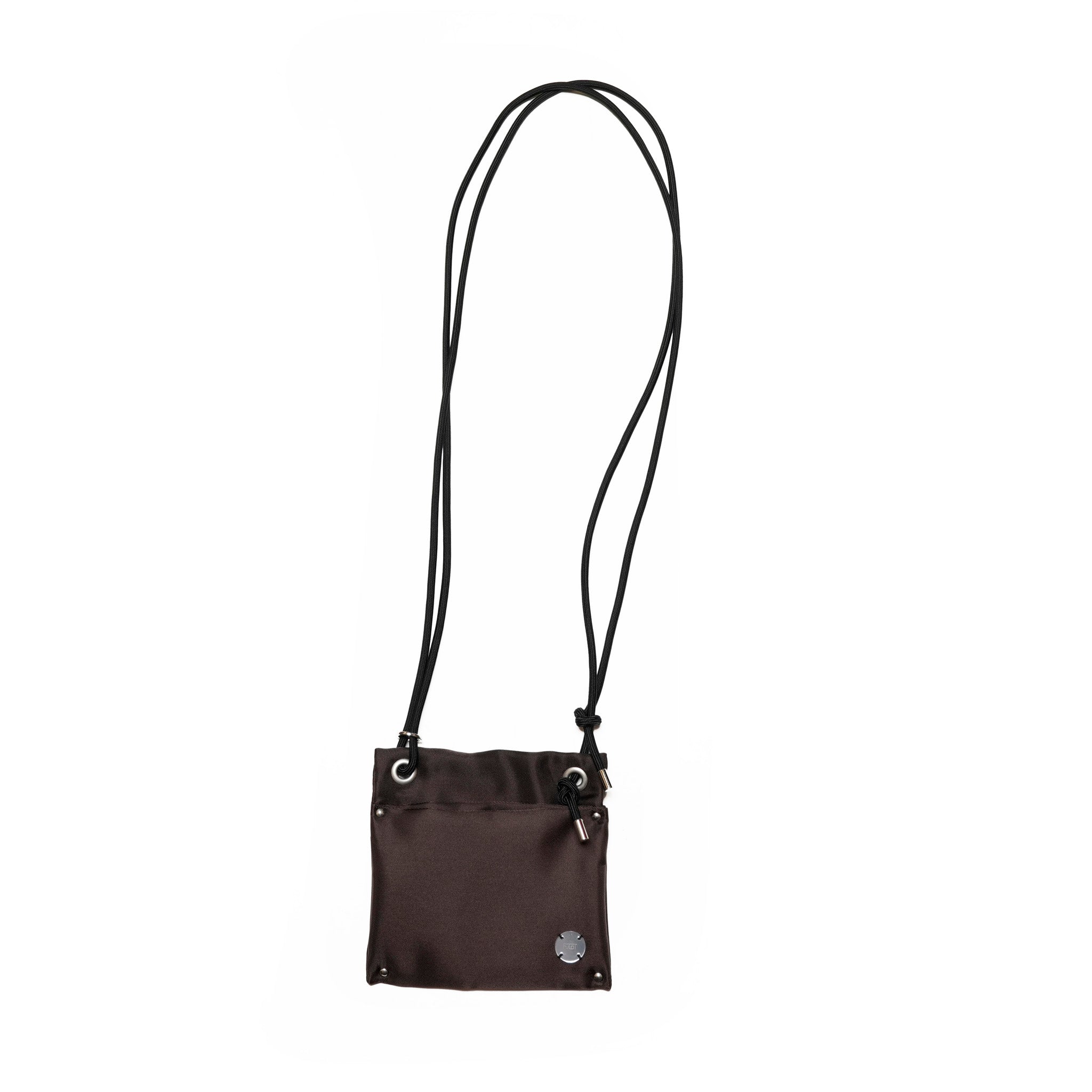 FB006 | ナイロンポケットショルダー | Color:Black/Brown/Gold/Blue【FULAT_フラット】