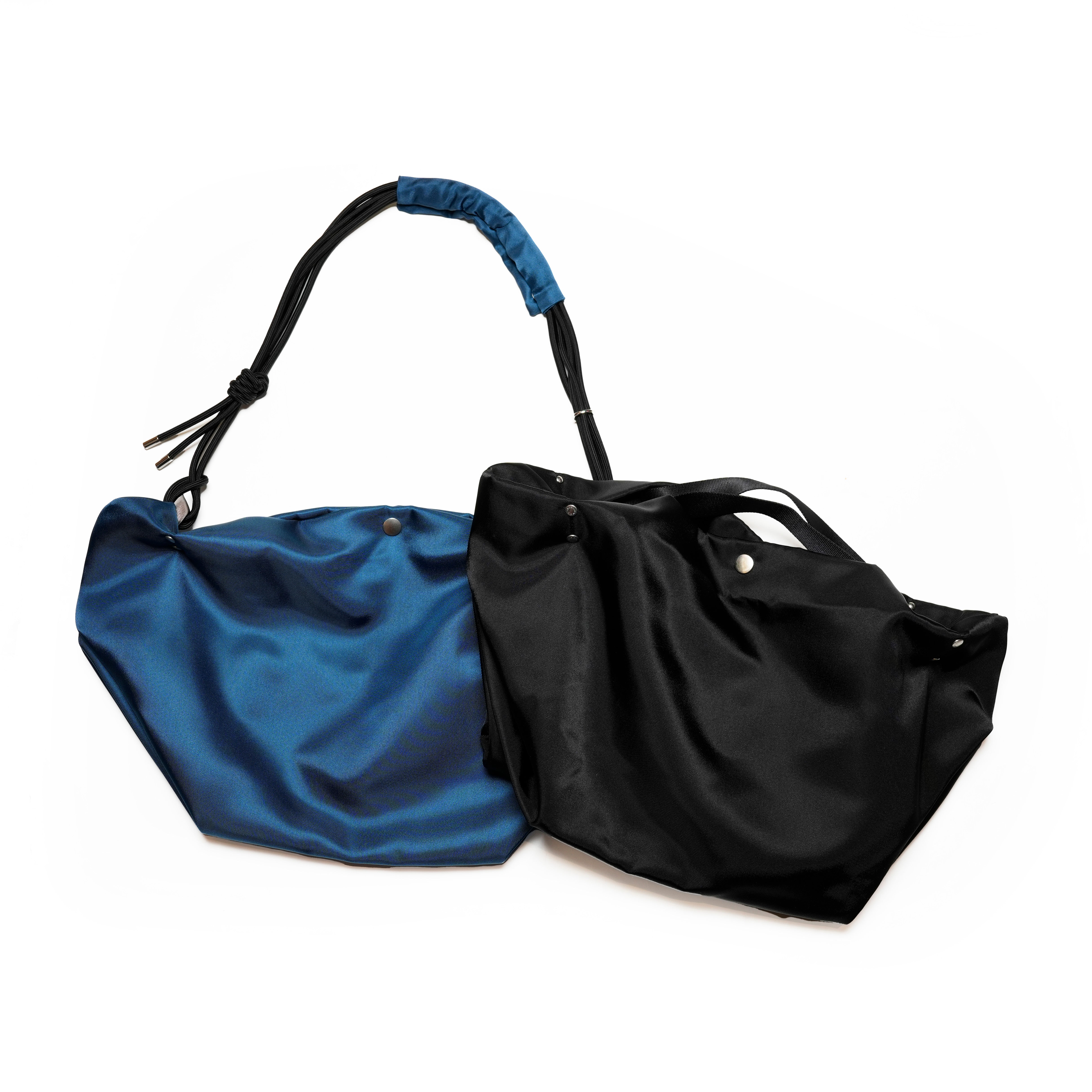 FB007 | ナイロン2WAYショルダー – Black / Blue | FULAT