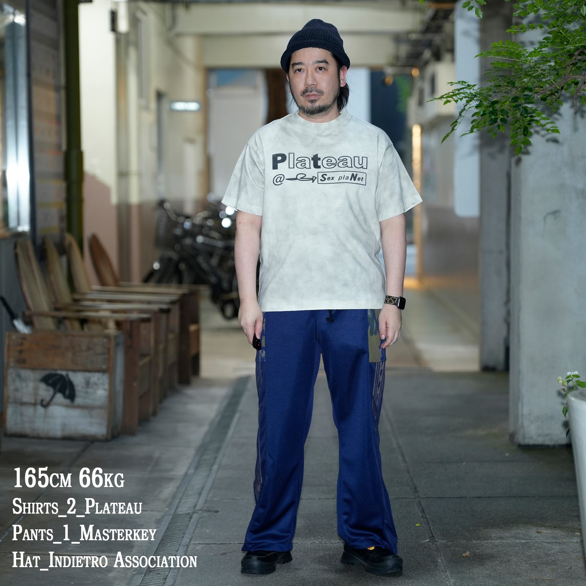 Pla25sst18_Dirty Beige | Sp tee | Color:Dirty Beige【PLATEAU STUDIO_プラトー スタジオ】