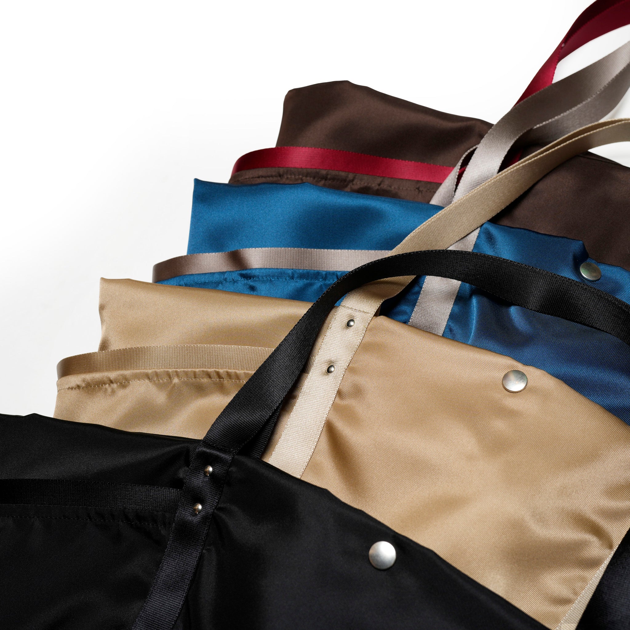 FB008 | ナイロンツールトート | Color:Black/Brown/Gold/Blue【FULAT_フラット】
