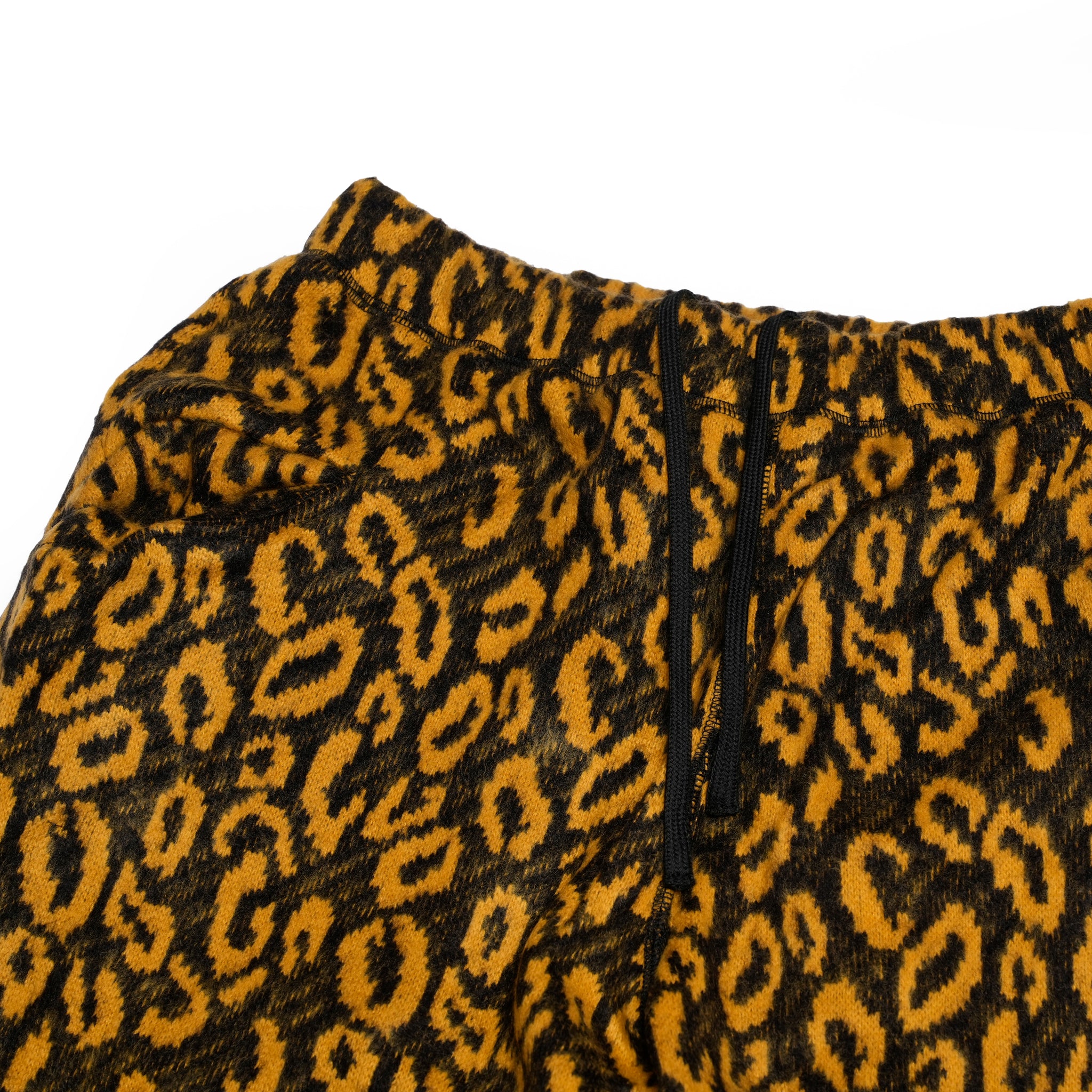 901T-1888 | Name: MUSTER KNIT-PANTS / MUSTARD-BLACK【QUOLT_クオルト】