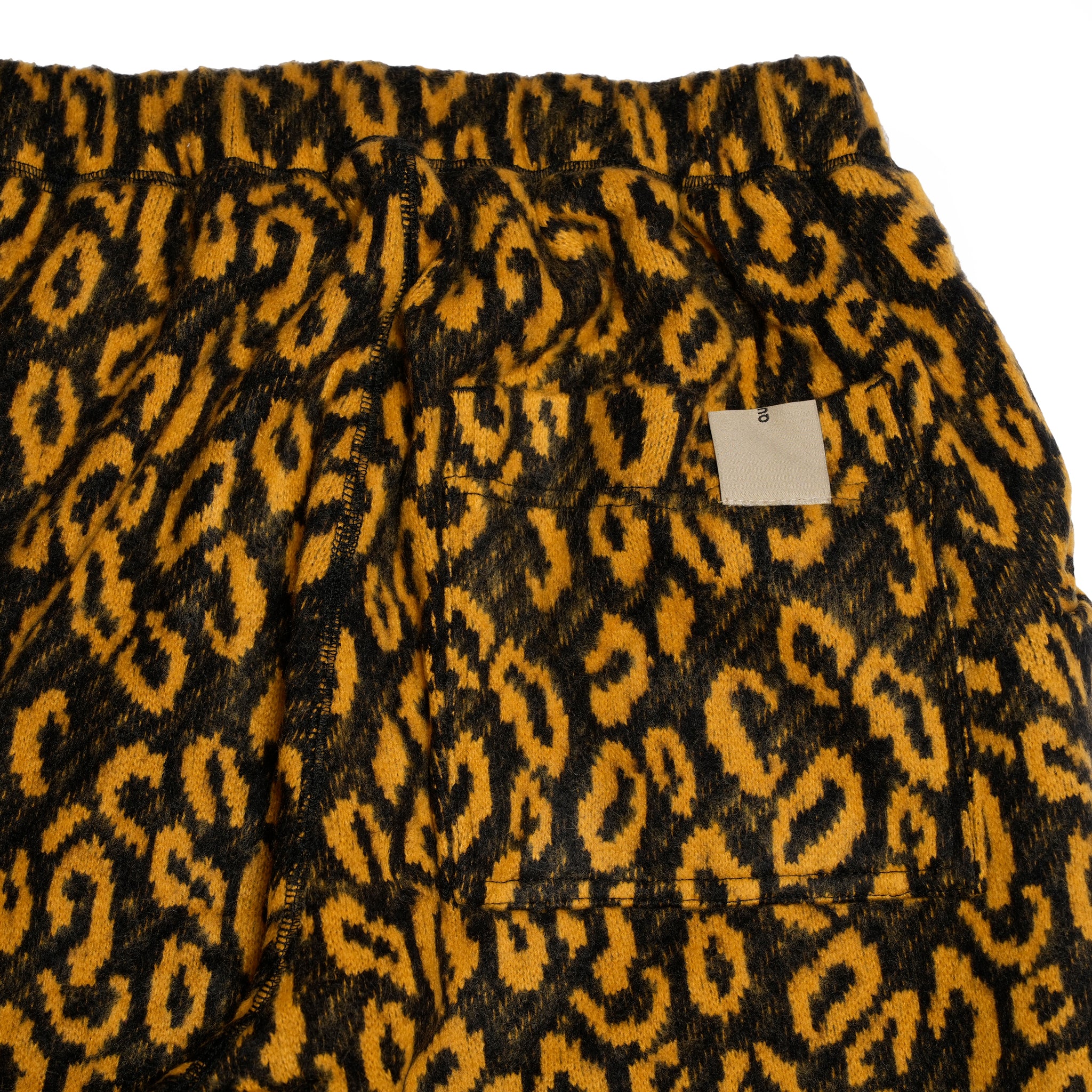 901T-1888 | Name: MUSTER KNIT-PANTS / MUSTARD-BLACK【QUOLT_クオルト】