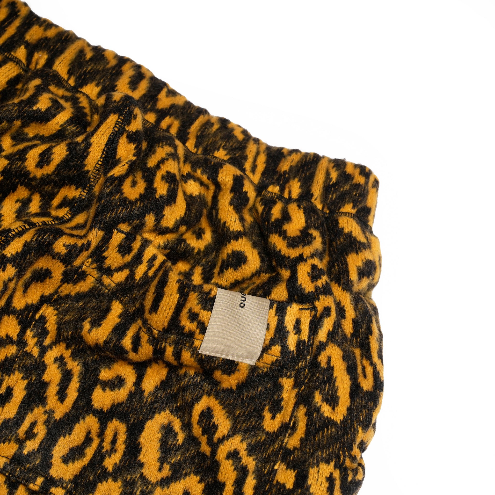 901T-1888 | Name: MUSTER KNIT-PANTS / MUSTARD-BLACK【QUOLT_クオルト】