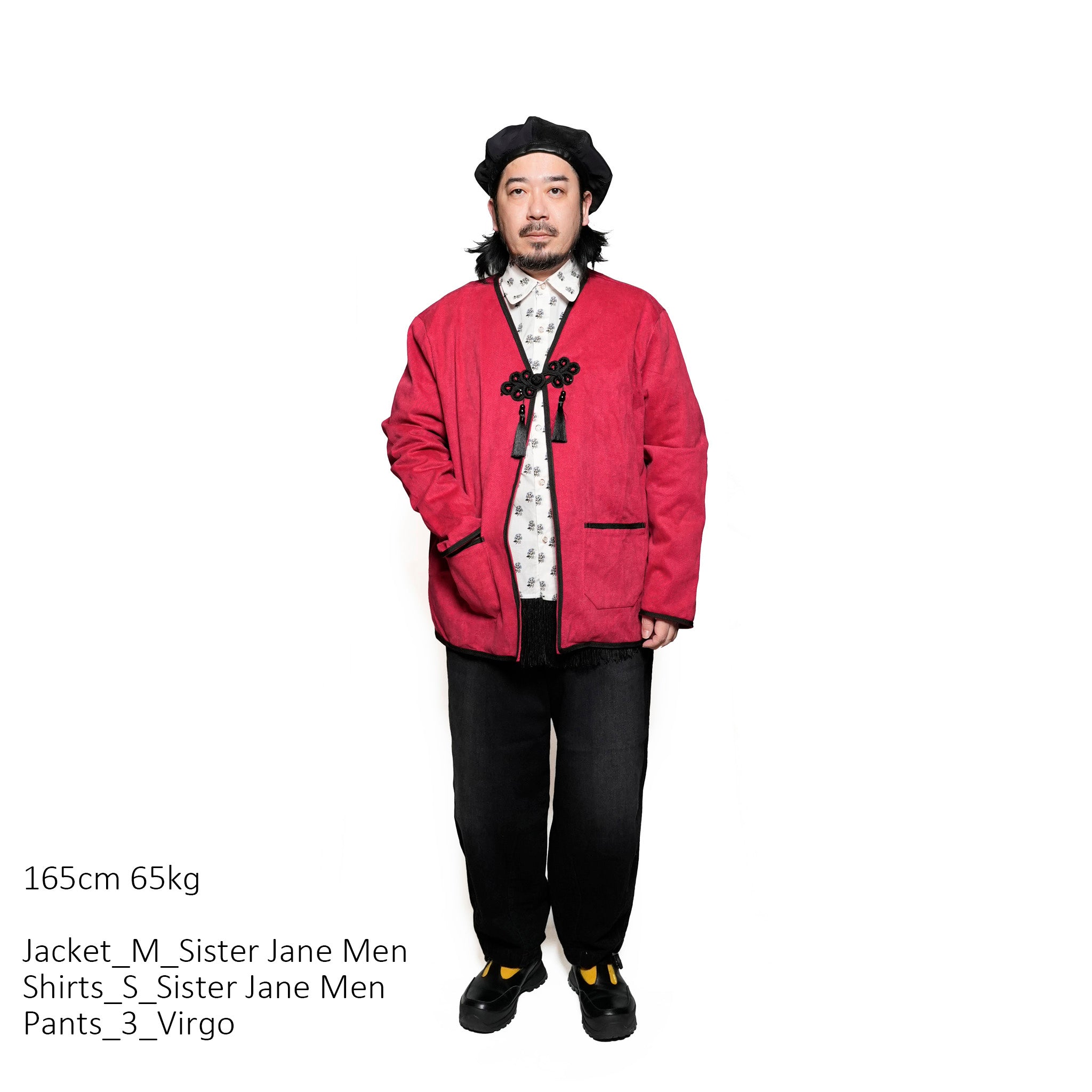 31SM00JKM049RED | Leroy Jacket | Color:Red【SISTER JANE_シスタージェーン】【archive】