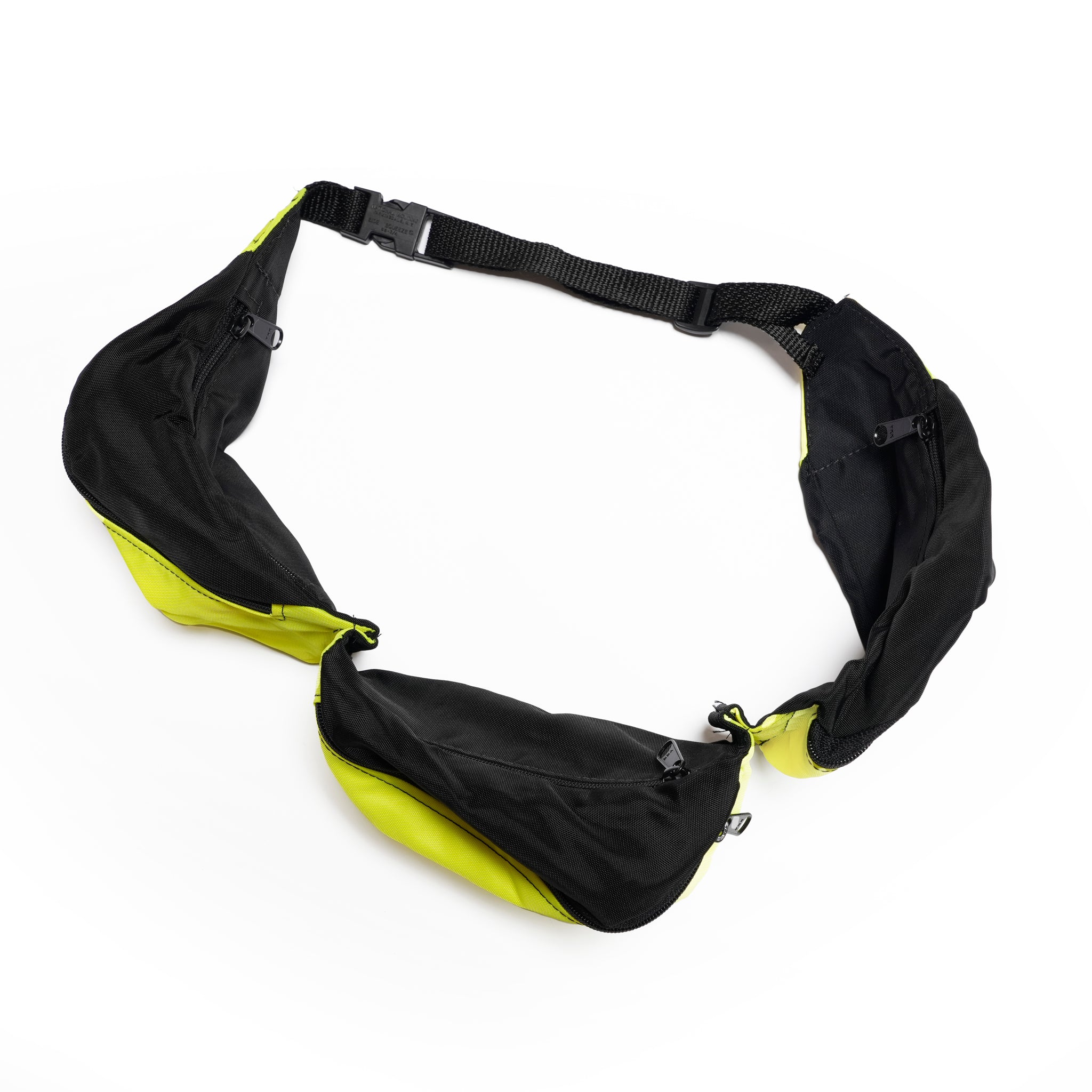 _3 Connection_All Yellow | =RE-MAKE HIP BAG= | Color:3 Yellow【DEAD STOCK BAG】