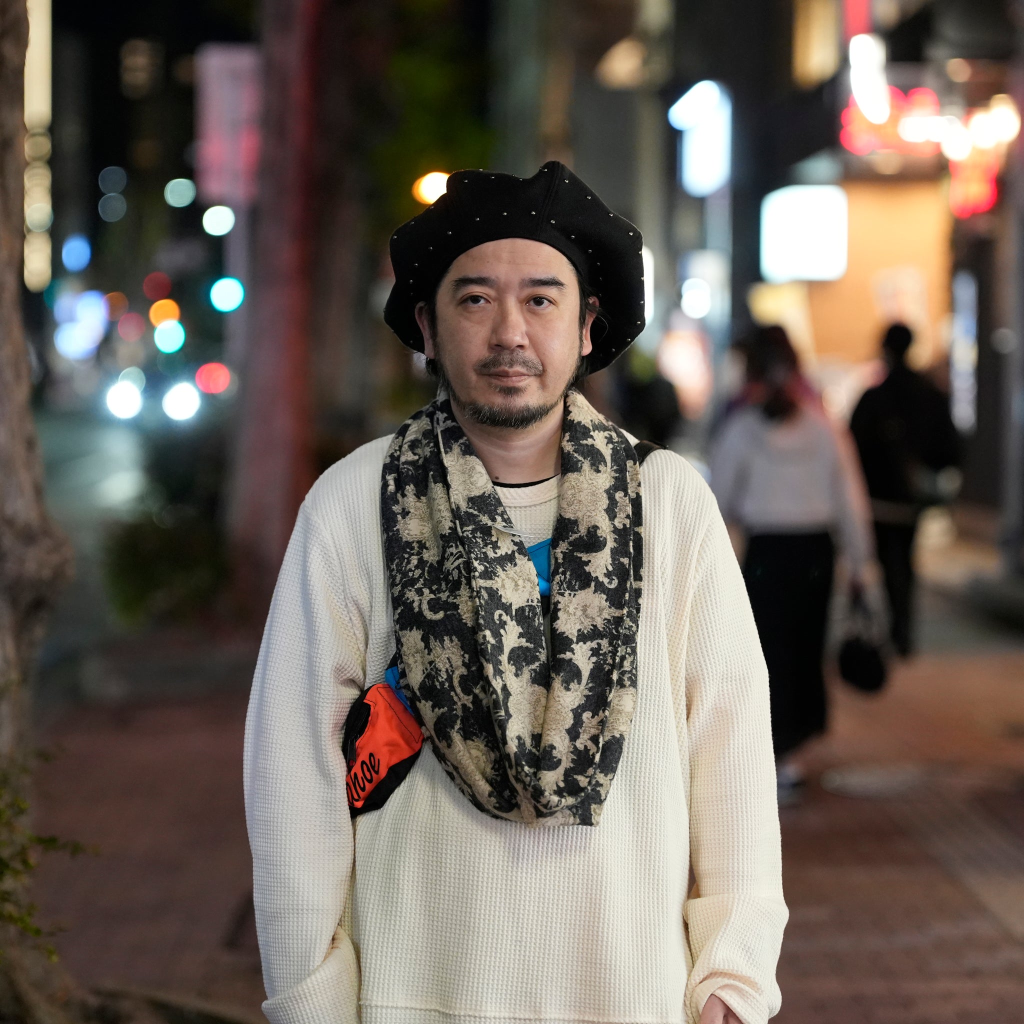 901T-1886 | Name:MAGNIFICENT SNOOD / DARK-CHARCOAL【QUOLT_クオルト】