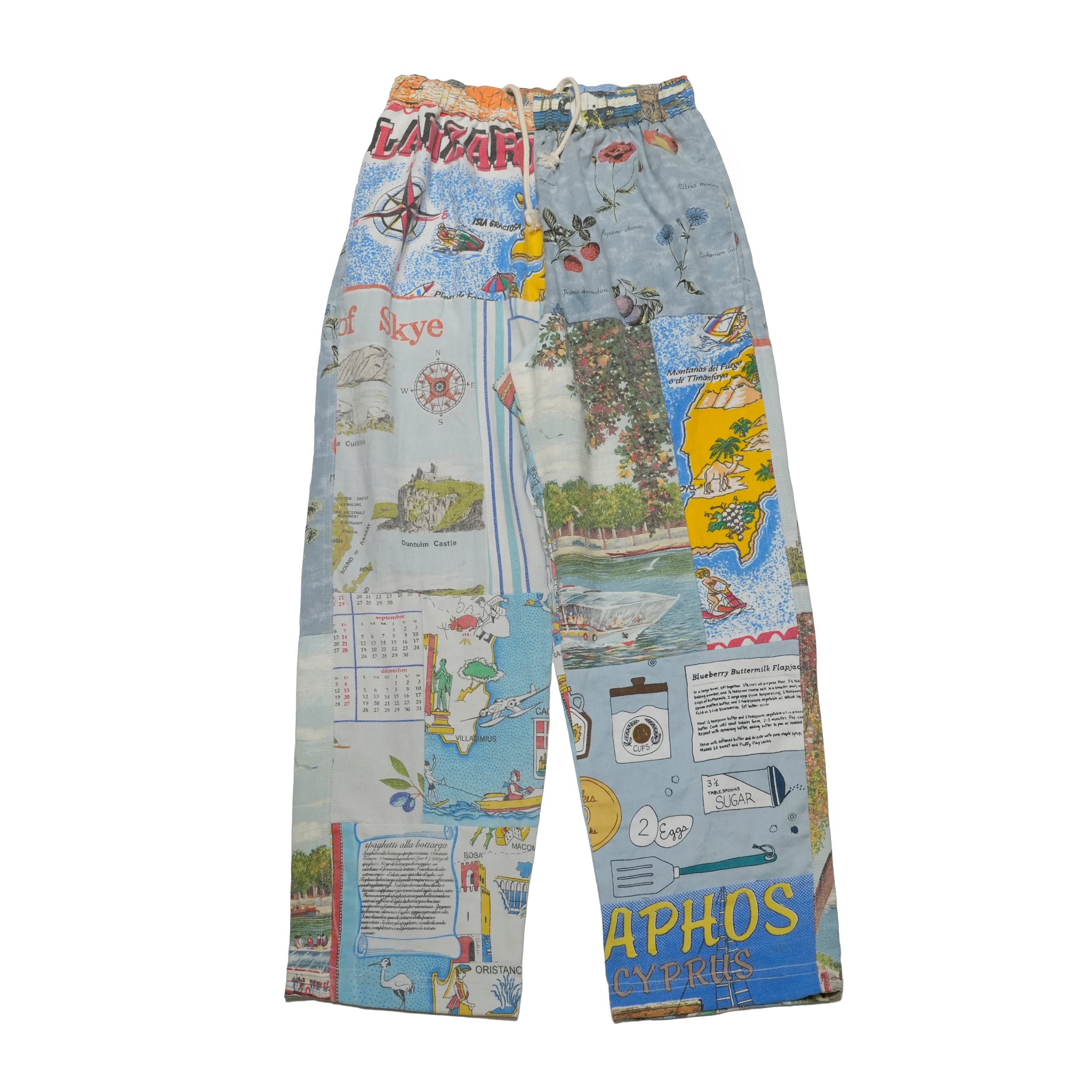 タペストリーリメイクパンツ | Color:A | Size:2 | MR-2502663B【Mr. Remake Man】【REMAKE MODEM DESIGN_モデムデザイン】