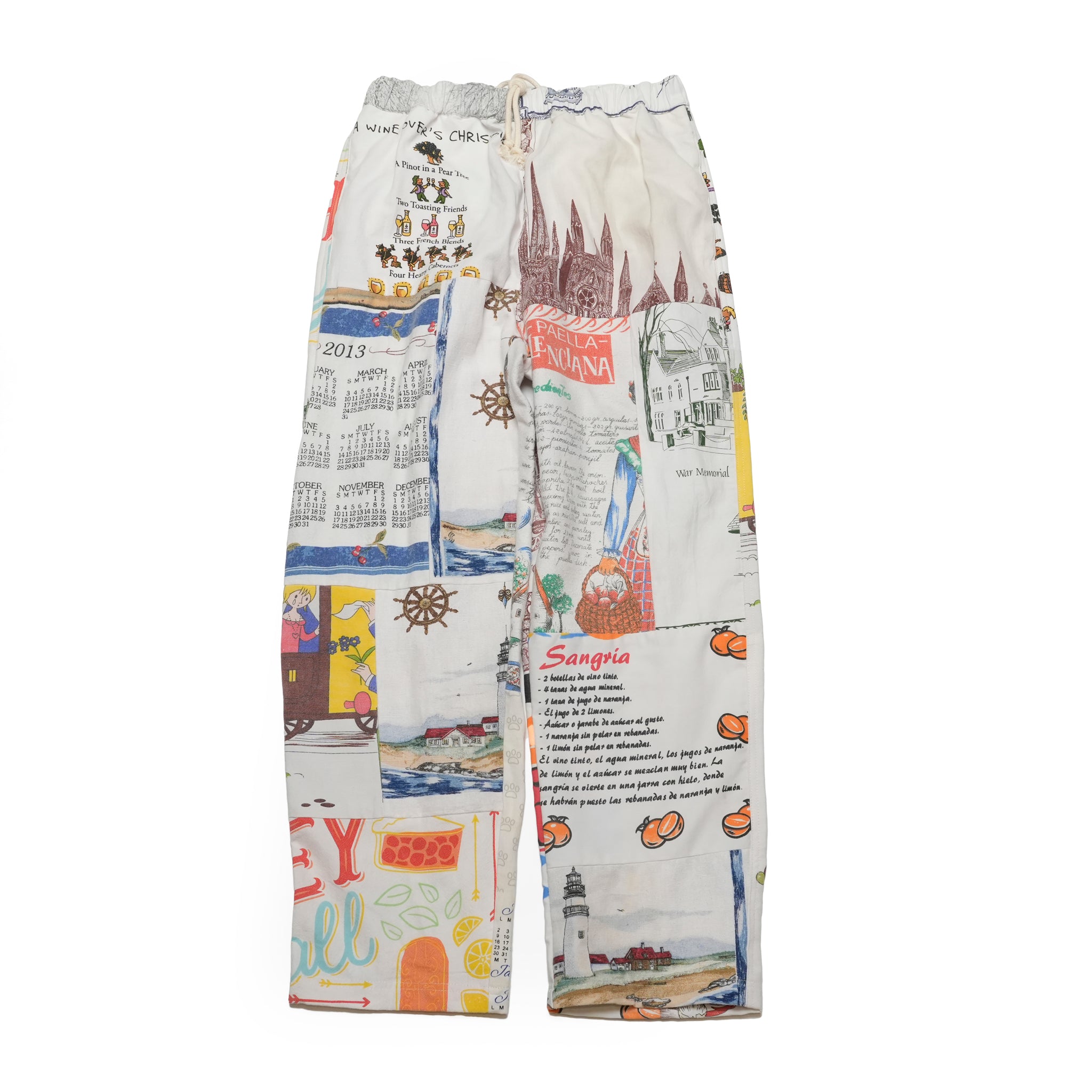 タペストリーリメイクパンツ | Color:F | Size:3 | MR-2502663B【Mr. Remake Man】【REMAKE MODEM DESIGN_モデムデザイン】