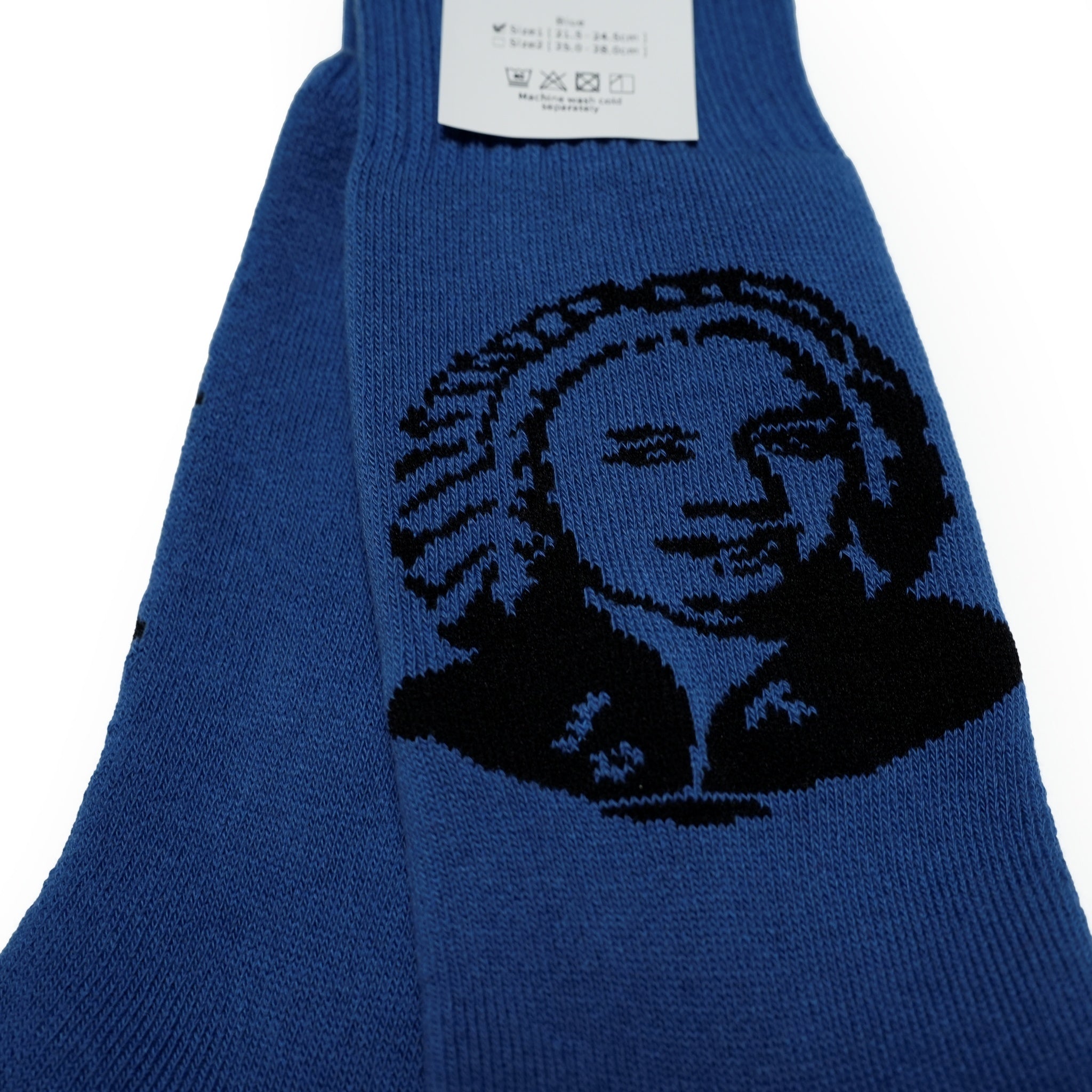 BNB × de-43_bl | Pile Socks|Composer | Blue 【DECKA BRÚ NA BÓINNE】【ネコポス選択可能】