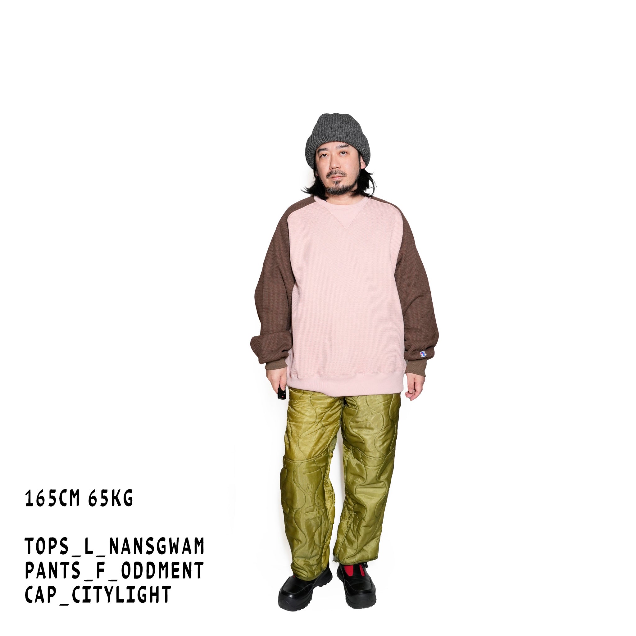 極暖freedom sweat – *Pink / Brown*Mocha brown / Black | IMPRESTORE | NASNGWAM