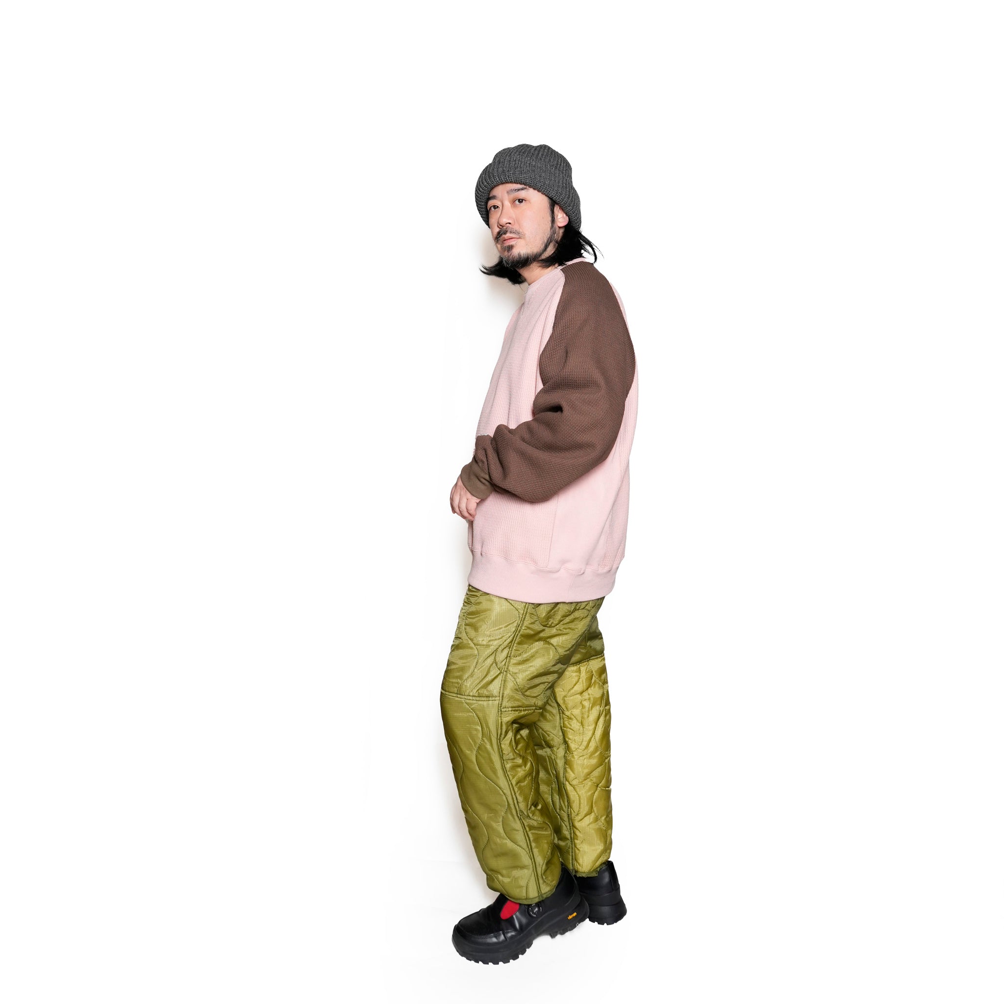 極暖freedom sweat – *Pink / Brown*Mocha brown / Black | IMPRESTORE | NASNGWAM