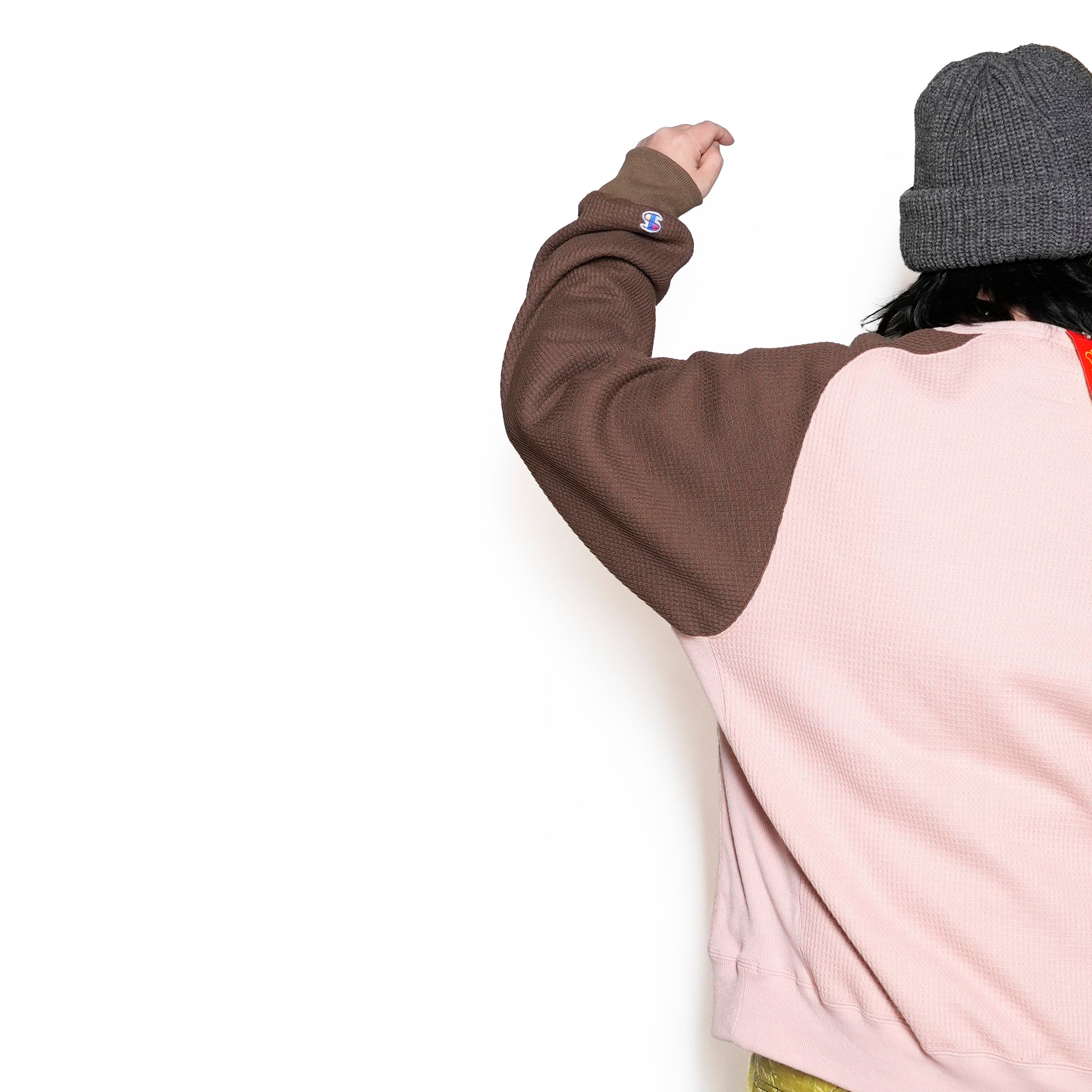 極暖freedom sweat – *Pink / Brown*Mocha brown / Black | IMPRESTORE | NASNGWAM