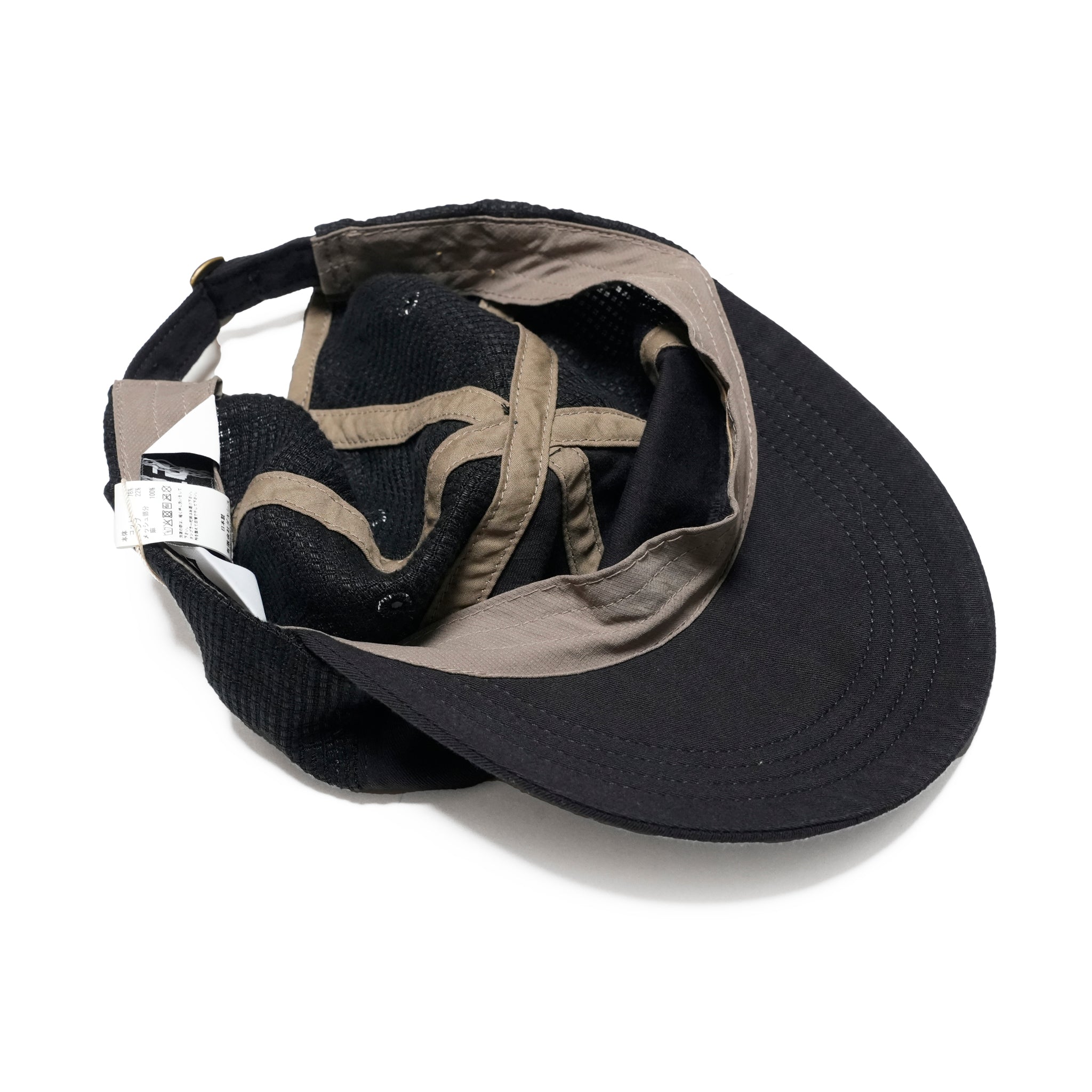 FIVE-P CAP MESH | Color_*Black/*AZUKI BROWN【CITYLIGHTS PRODUCTS_シティライツプロダクツ】【ネコポス選択可能】