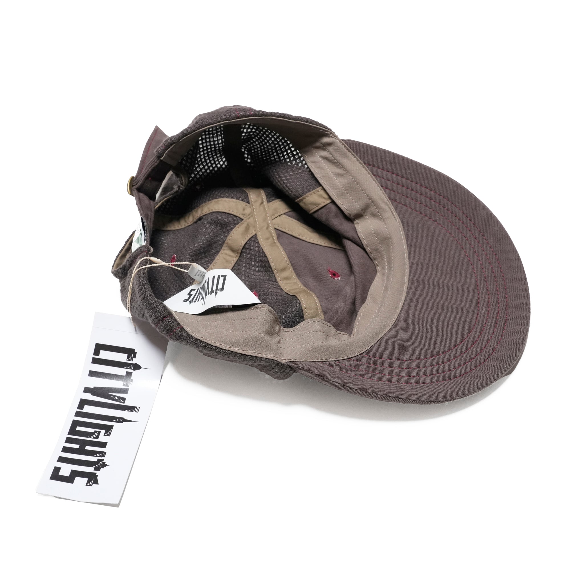 FIVE-P CAP MESH | Color_*Black/*AZUKI BROWN【CITYLIGHTS PRODUCTS_シティライツプロダクツ】【ネコポス選択可能】