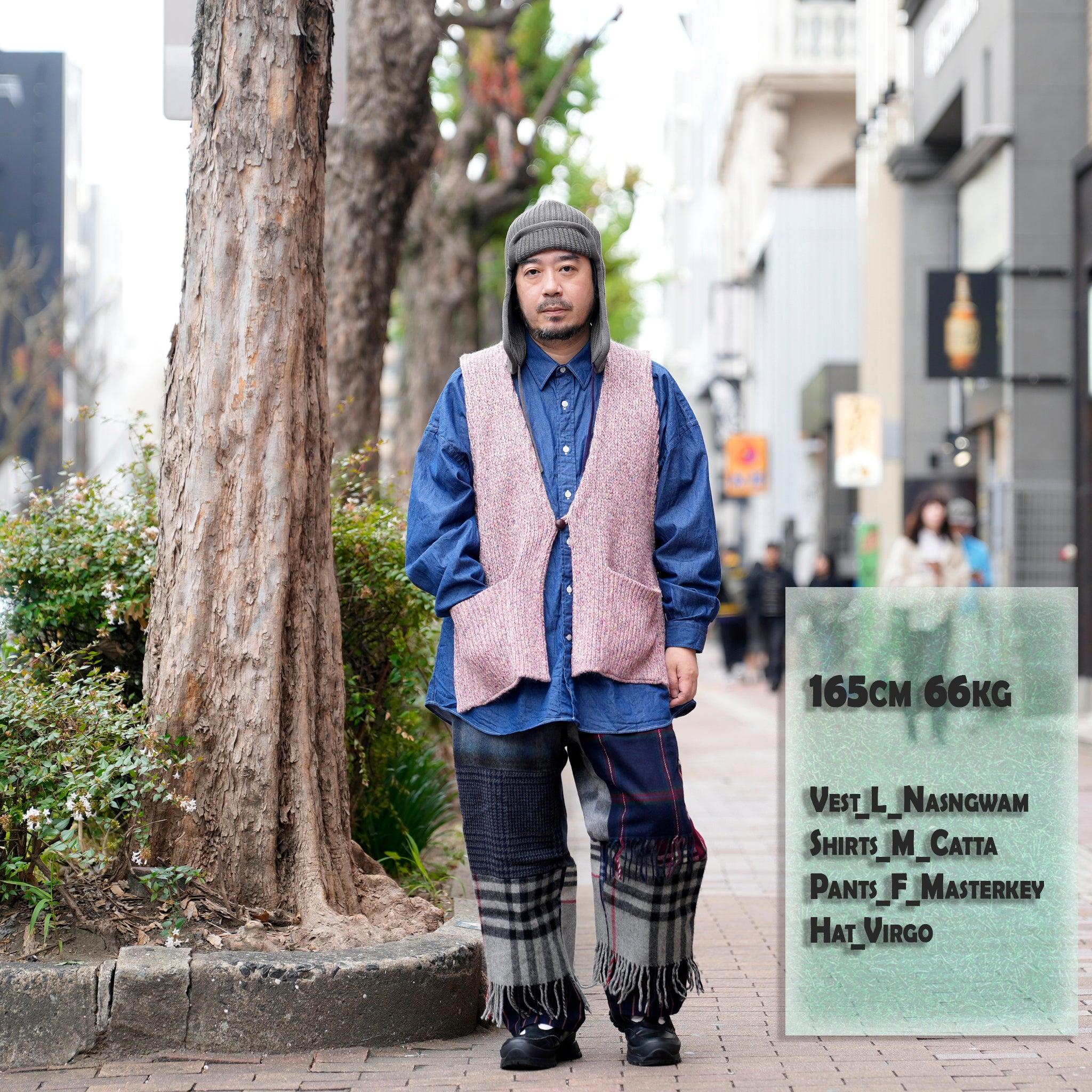 GRAIN VEST | Color_03-Pink | No_k0769202_03-pink【NASNGWAM_ナスングワム】