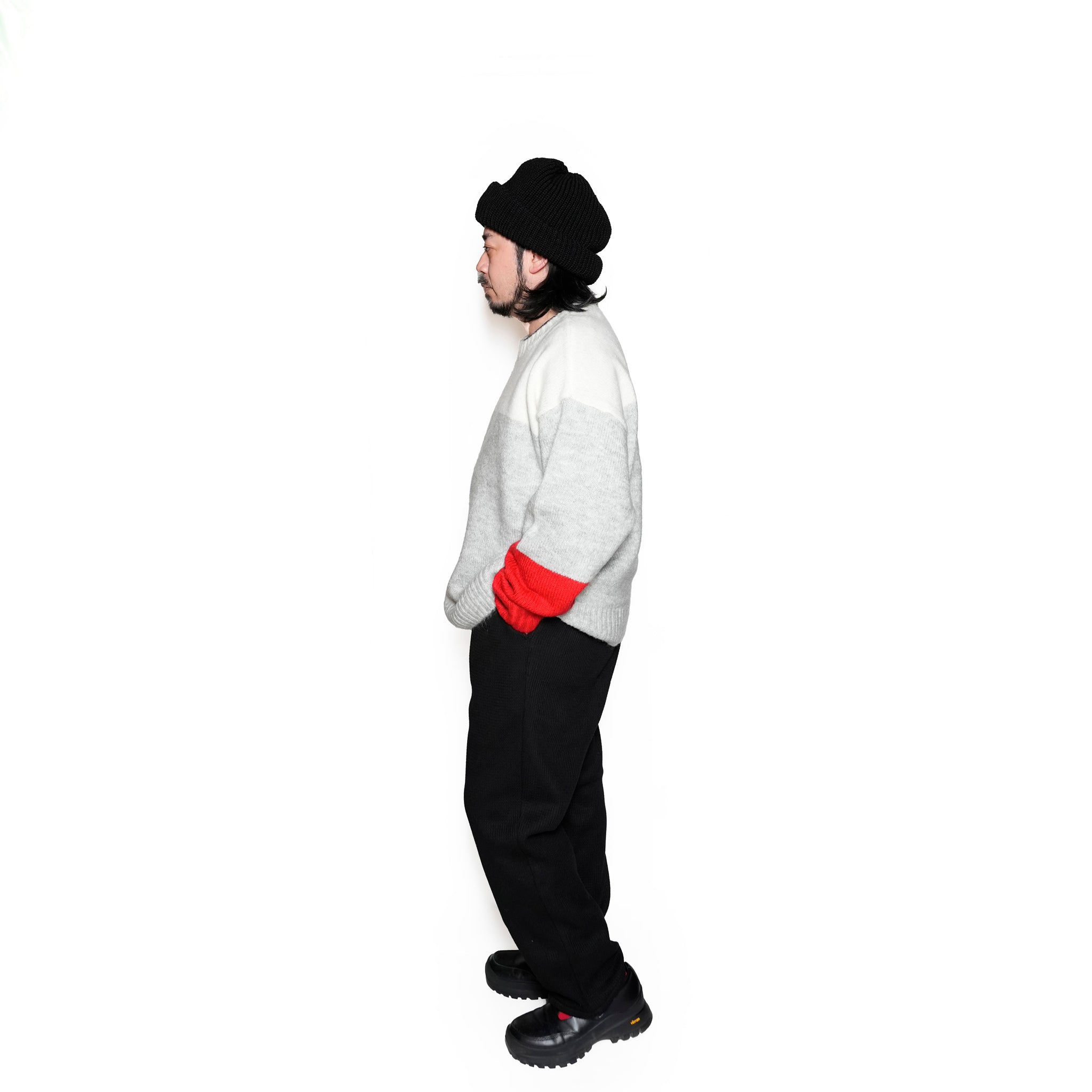 CZ-ImSt-287N | 極暖PANTS | Color:*Ivory/*Black【IMPRESTORE_インプレストア】【NASNGWAM_ナスングワム】