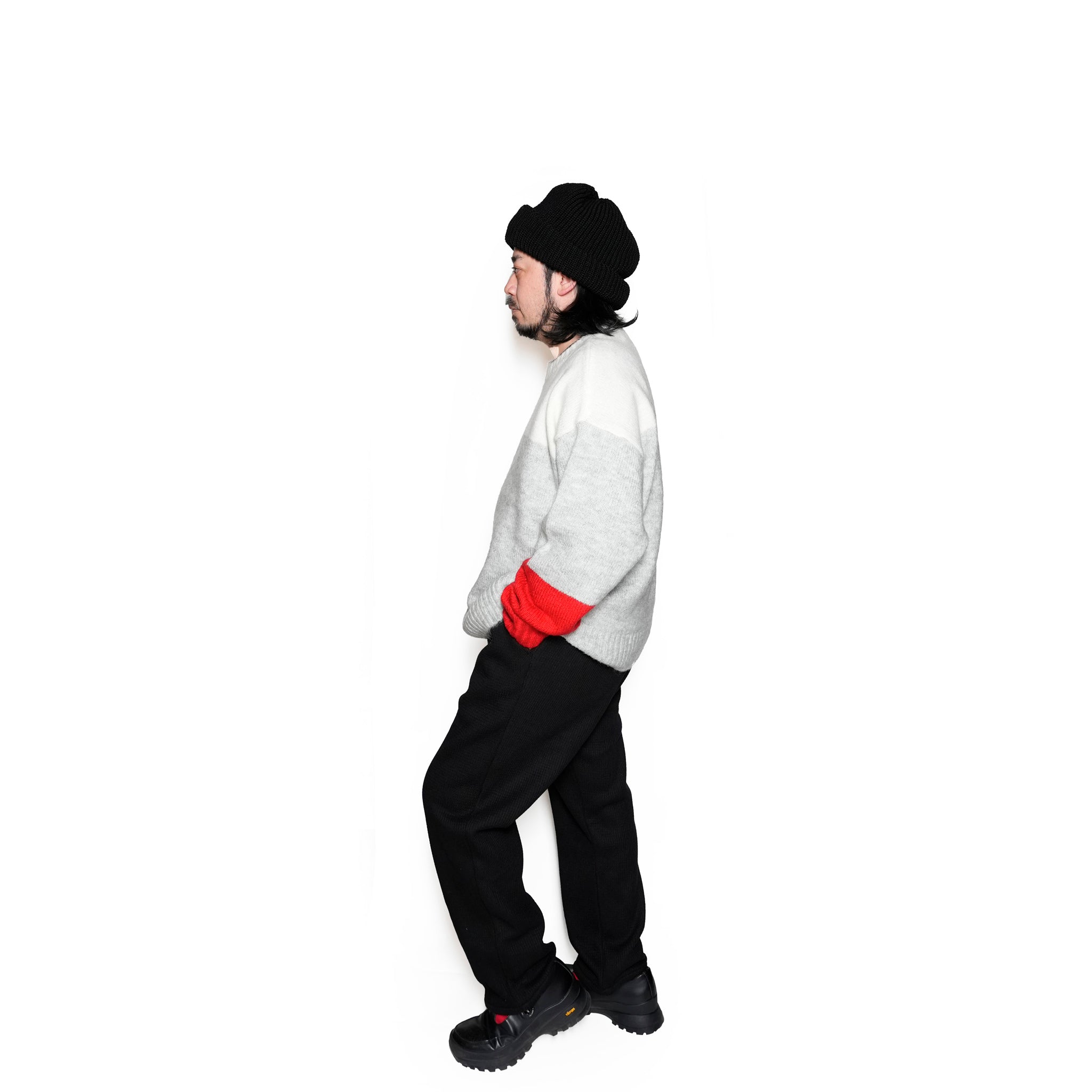 CZ-ImSt-287N | 極暖PANTS | Color:*Ivory/*Black【IMPRESTORE_インプレストア】【NASNGWAM_ナスングワム】