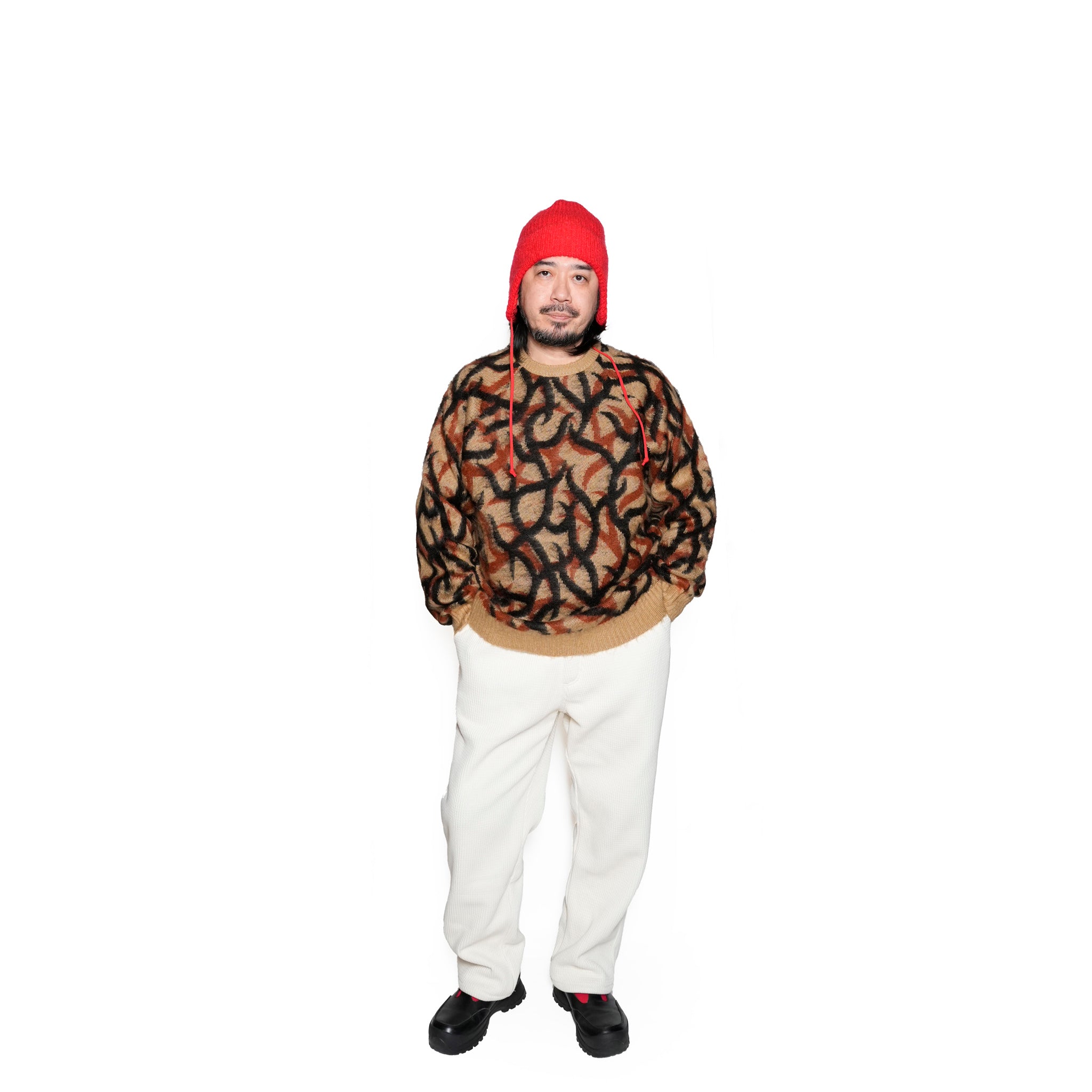 CZ-ImSt-287N | 極暖PANTS | Color:*Ivory/*Black【IMPRESTORE_インプレストア】【NASNGWAM_ナスングワム】