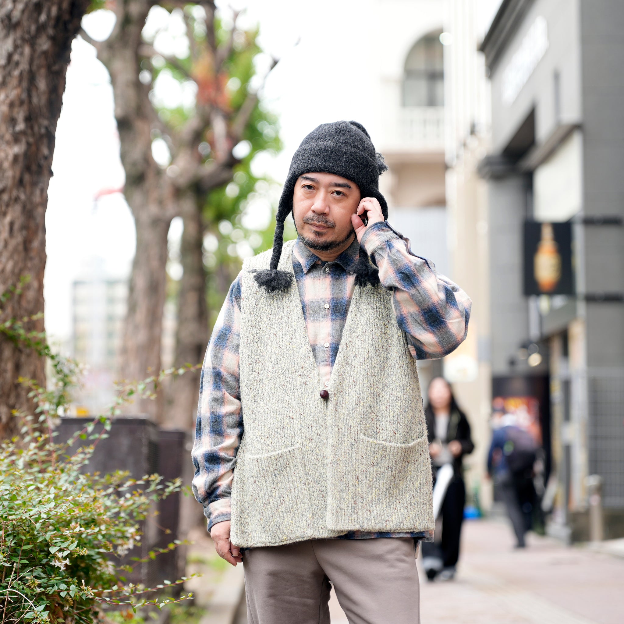 GRAIN VEST | Color_02-Sage Green | No_k0769202_02-sage green【NASNGWAM_ナスングワム】