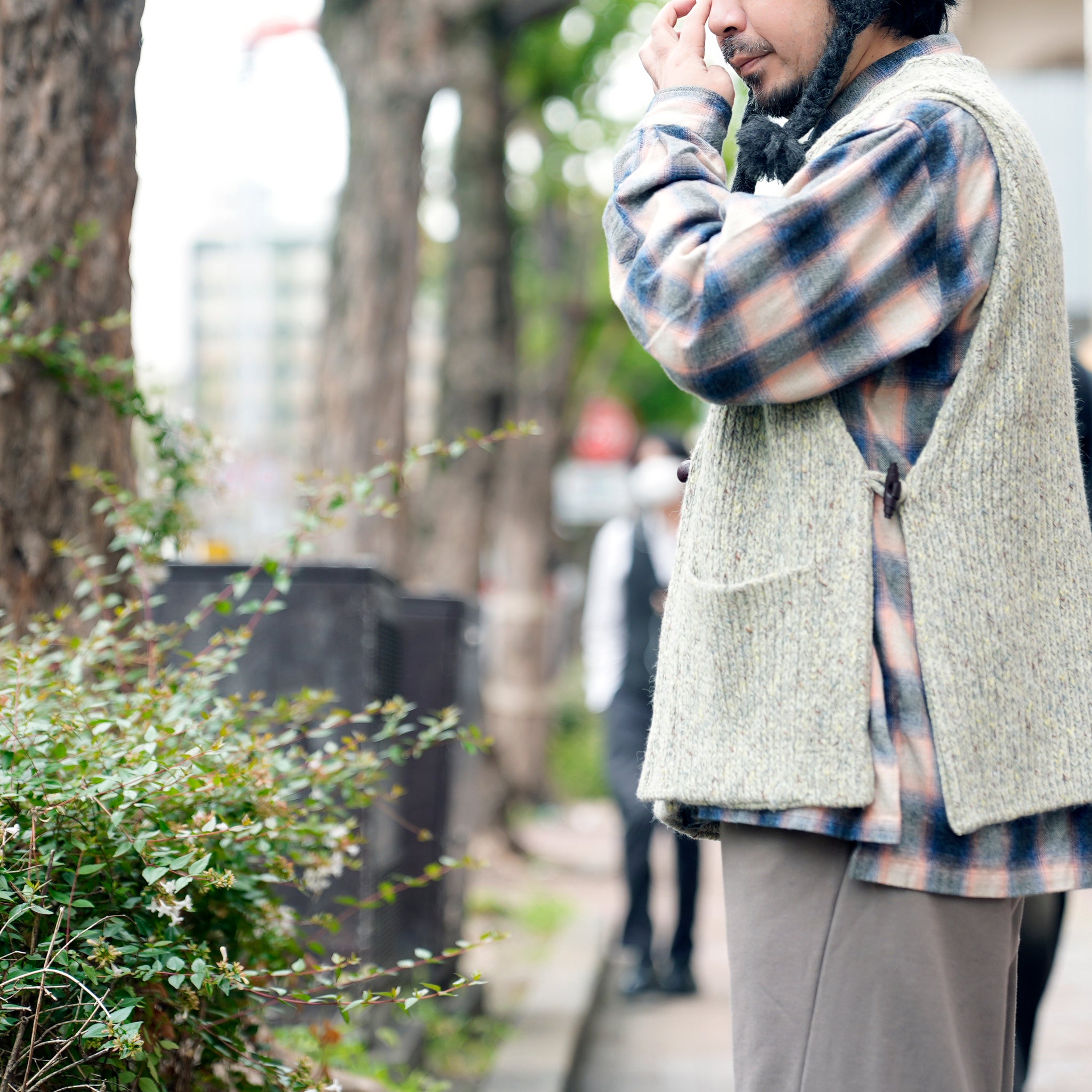 GRAIN VEST | Color_02-Sage Green | No_k0769202_02-sage green【NASNGWAM_ナスングワム】