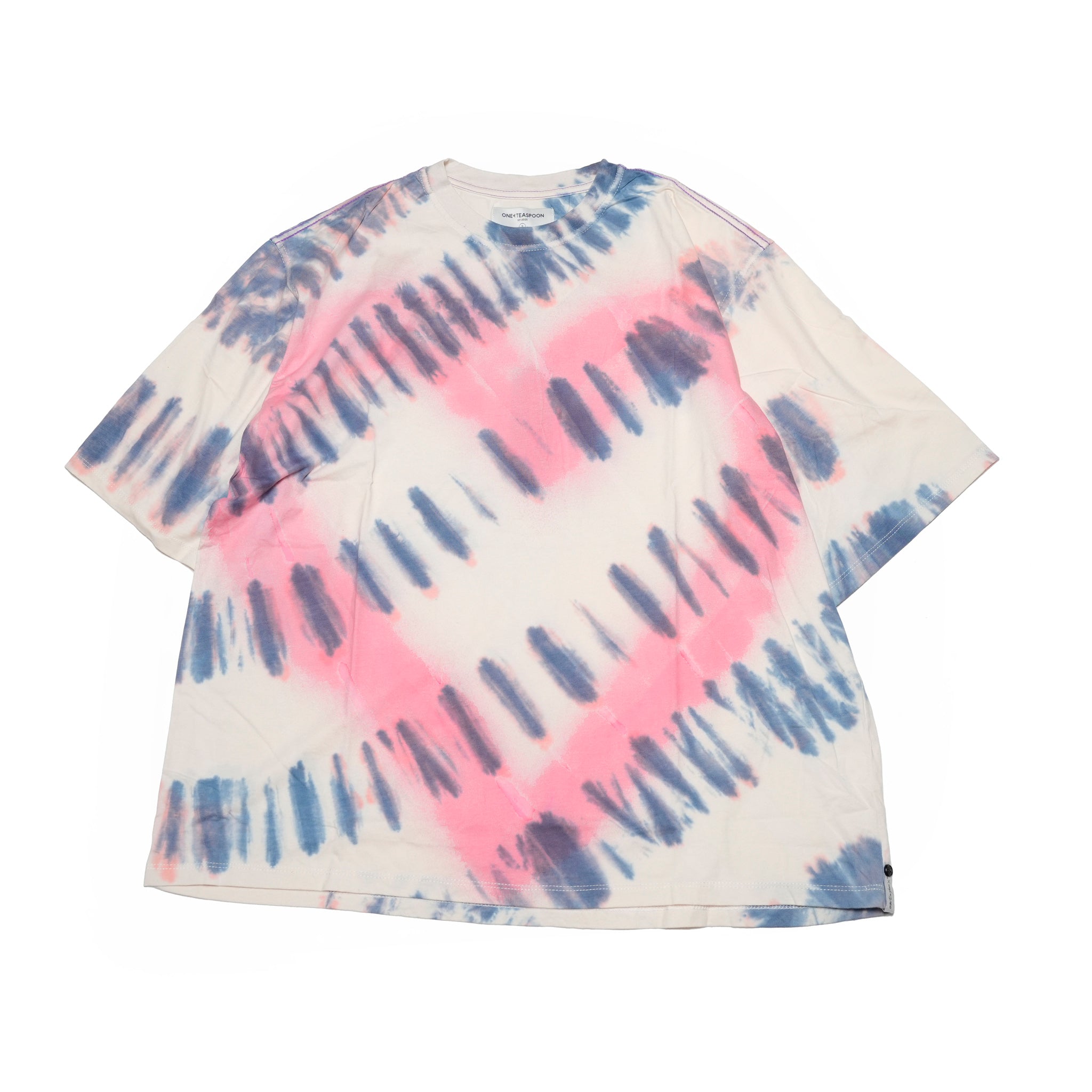 26685_TIE DYE | Hand Sprayed Heart Kobe Tee | Color:Tie Dye【ONE TEASPOON_ワンティースプーン】【archive】