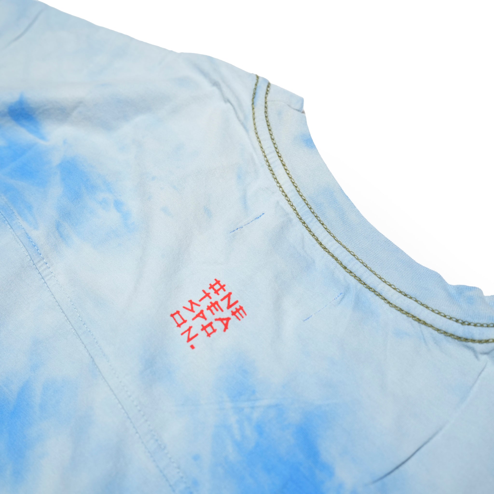 26771_BLUE TIE DYE | ROUGE LOVE BASKETBALL TEE | Color:Blue Tie Dye【ONE TEASPOON_ワンティースプーン】