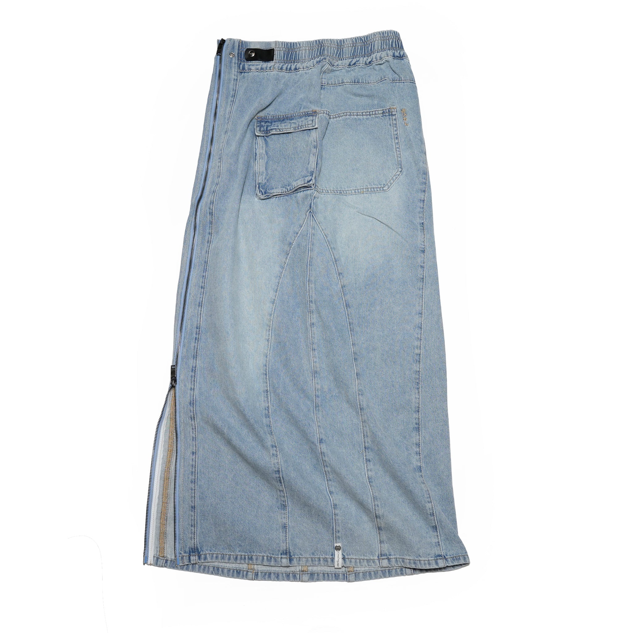 26791_SOFT BLUE | SOFT BLUE PARACHUTE DENIM SKIRT | Color:Soft Blue【ONE TEASPOON_ワンティースプーン】【archive】