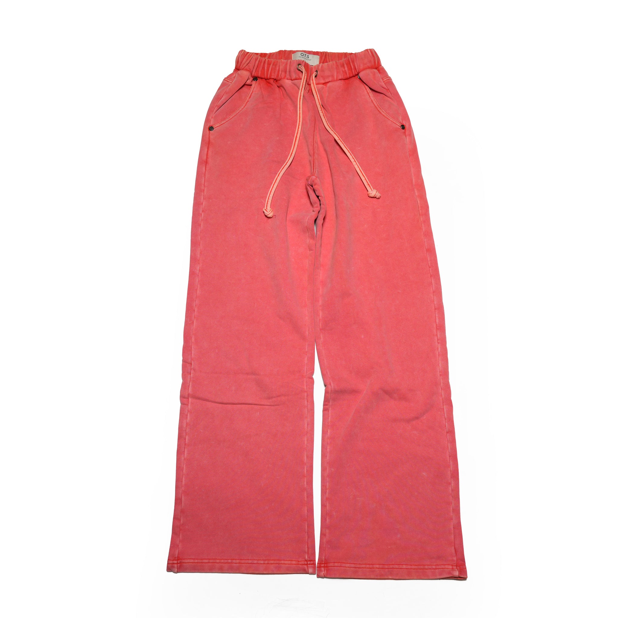 26815_HYPER CORAL | HYPER CORAL WIDE LEG SWEAT PANTS | Color:Hyper Coral【ONE TEASPOON_ワンティースプーン】【archive】