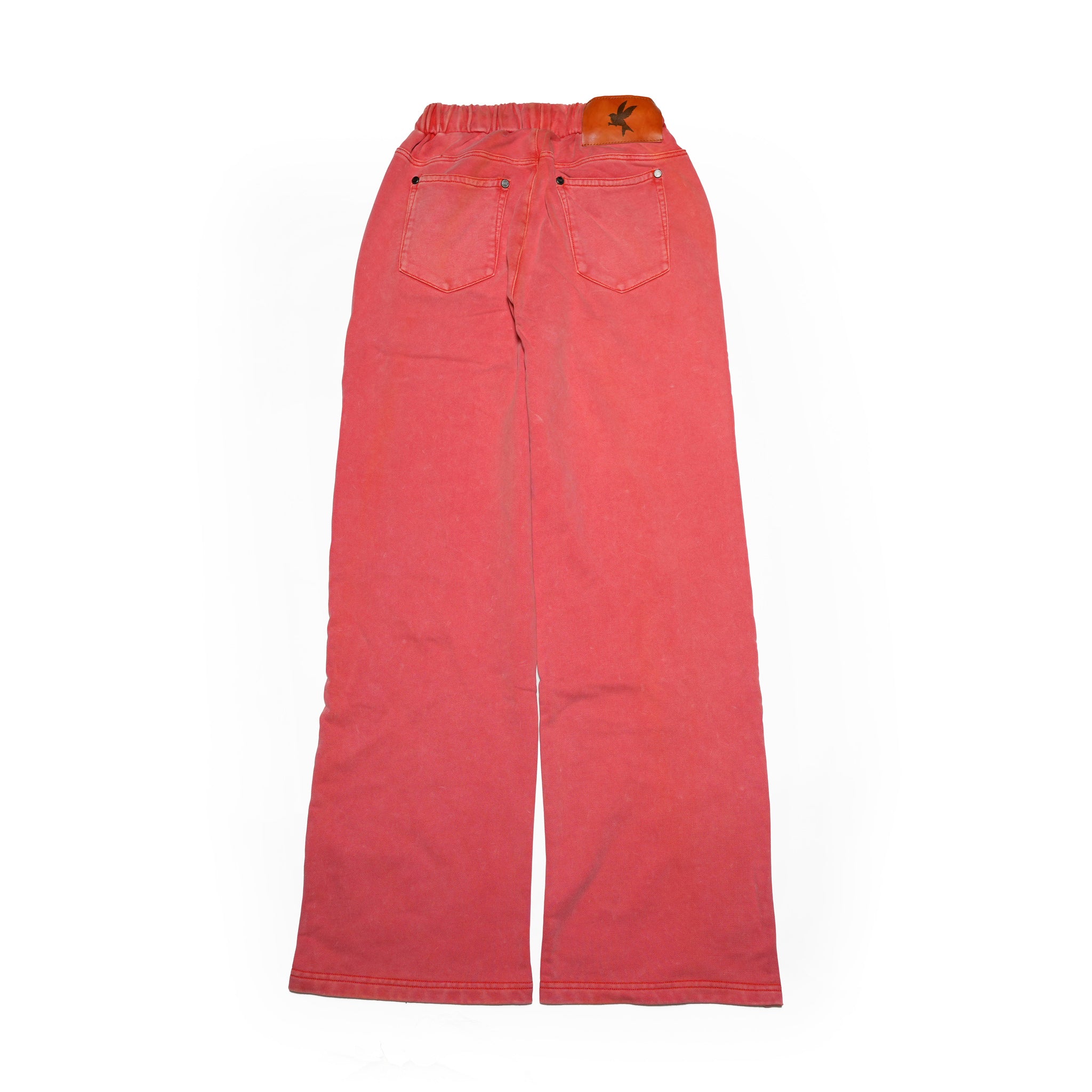 26815_HYPER CORAL | HYPER CORAL WIDE LEG SWEAT PANTS | Color:Hyper Coral【ONE TEASPOON_ワンティースプーン】【archive】