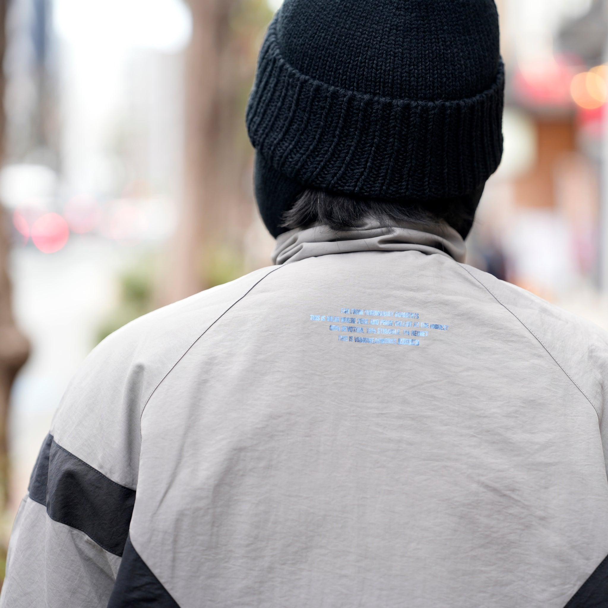 VG-JKT-390 | FLORA PANTHER REVERSIBLE JACKET | Gray【VIRGOwearworks_ヴァルゴウェアワークス】