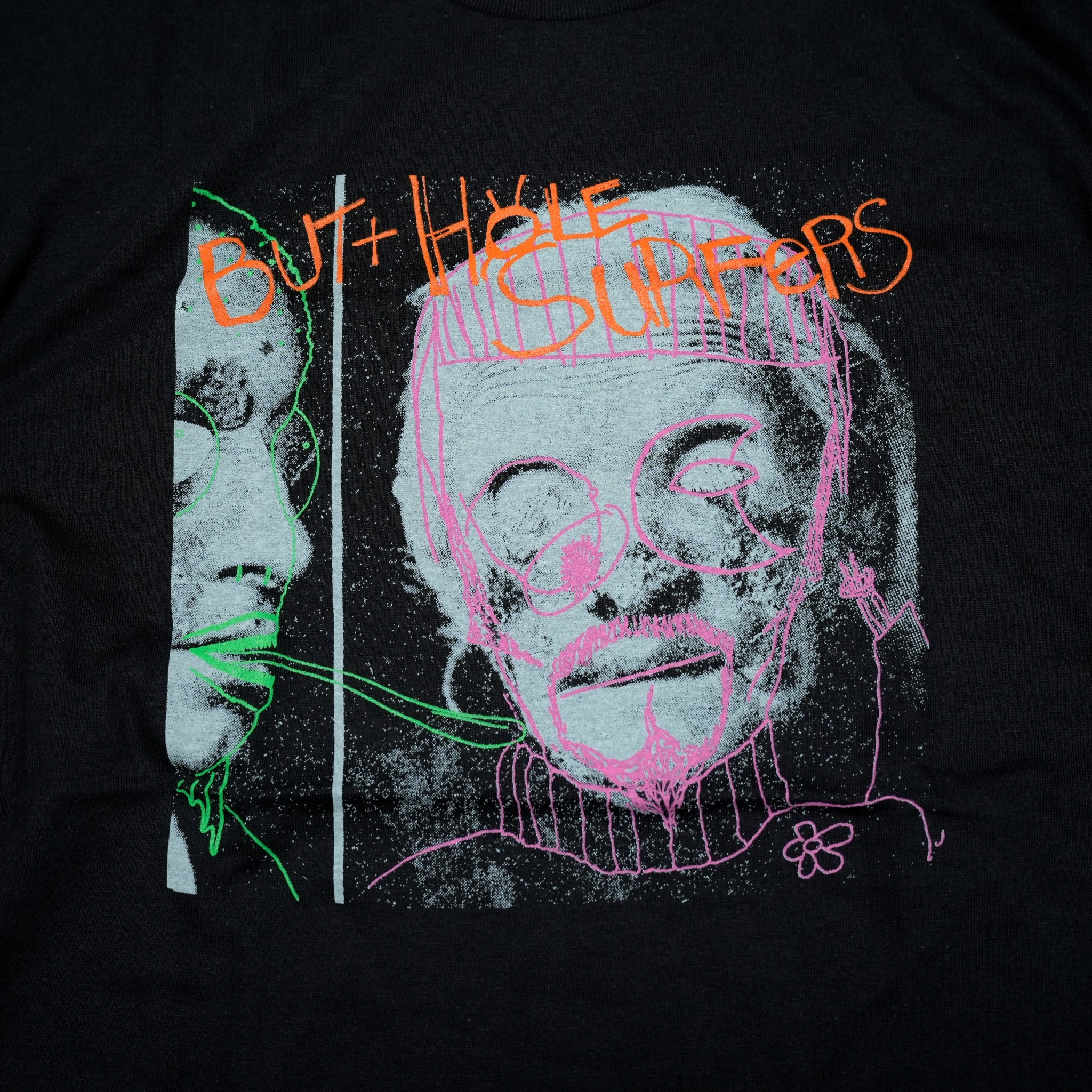 Butthole Surfers Psychic Powerless (Black) T-shirt【Kung Fu Inc】【ネコポス選択可能】【archive】