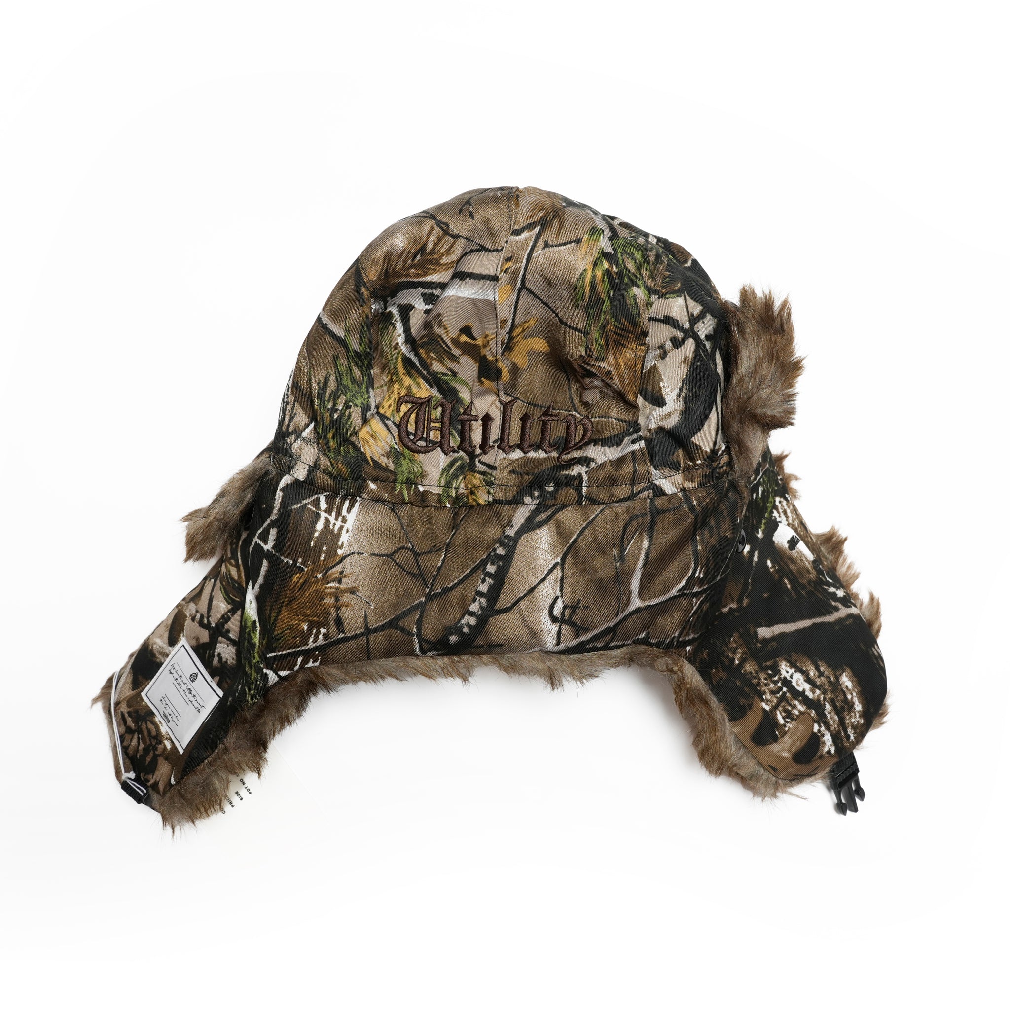 ef404-28 | EFFECTEN / Utility embroidery flight cap | Color:Brown Leaf / Black【EFFECTEN_エフェクテン】