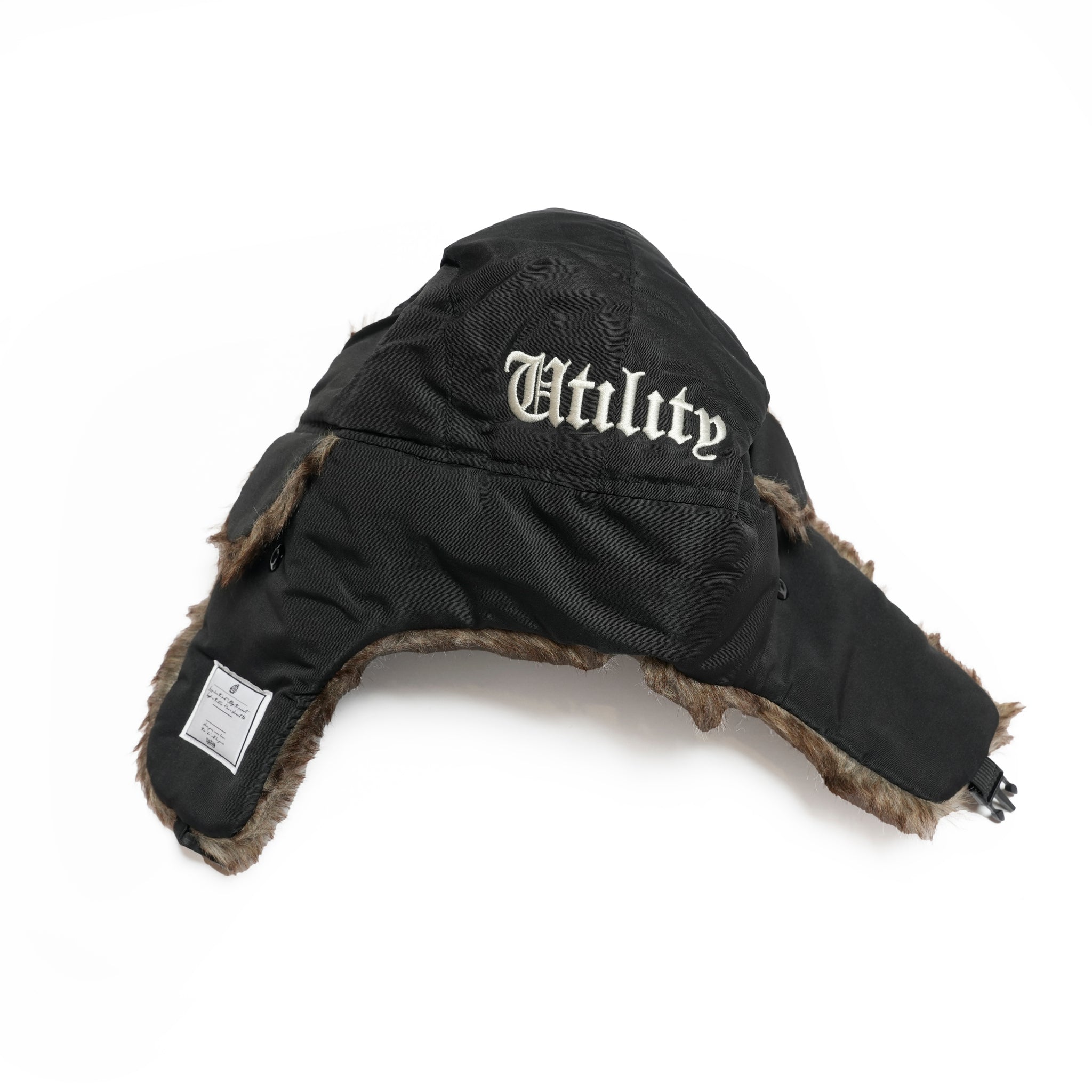 ef404-28 | EFFECTEN / Utility embroidery flight cap | Color:Brown Leaf / Black【EFFECTEN_エフェクテン】