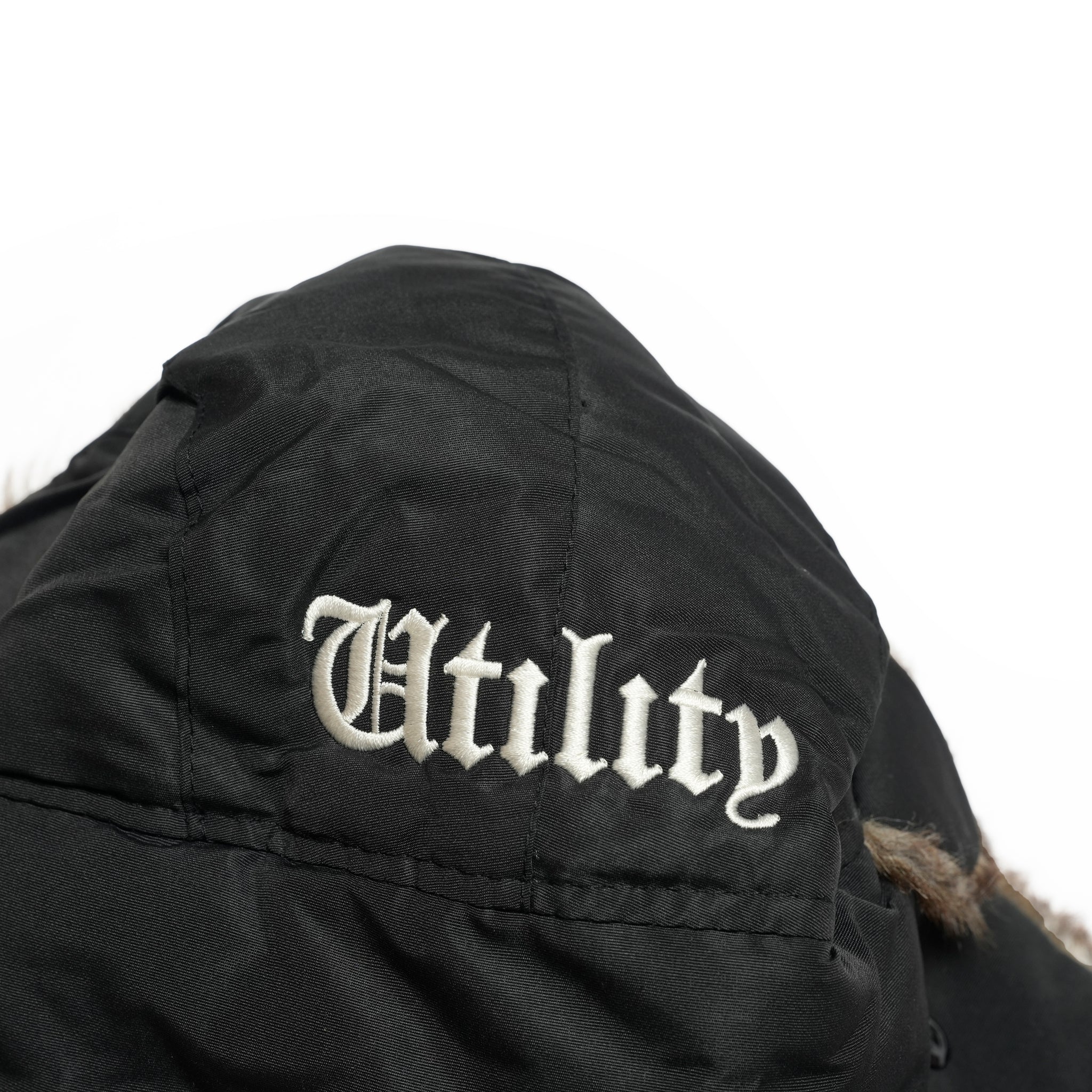 ef404-28 | EFFECTEN / Utility embroidery flight cap | Color:Brown Leaf / Black【EFFECTEN_エフェクテン】