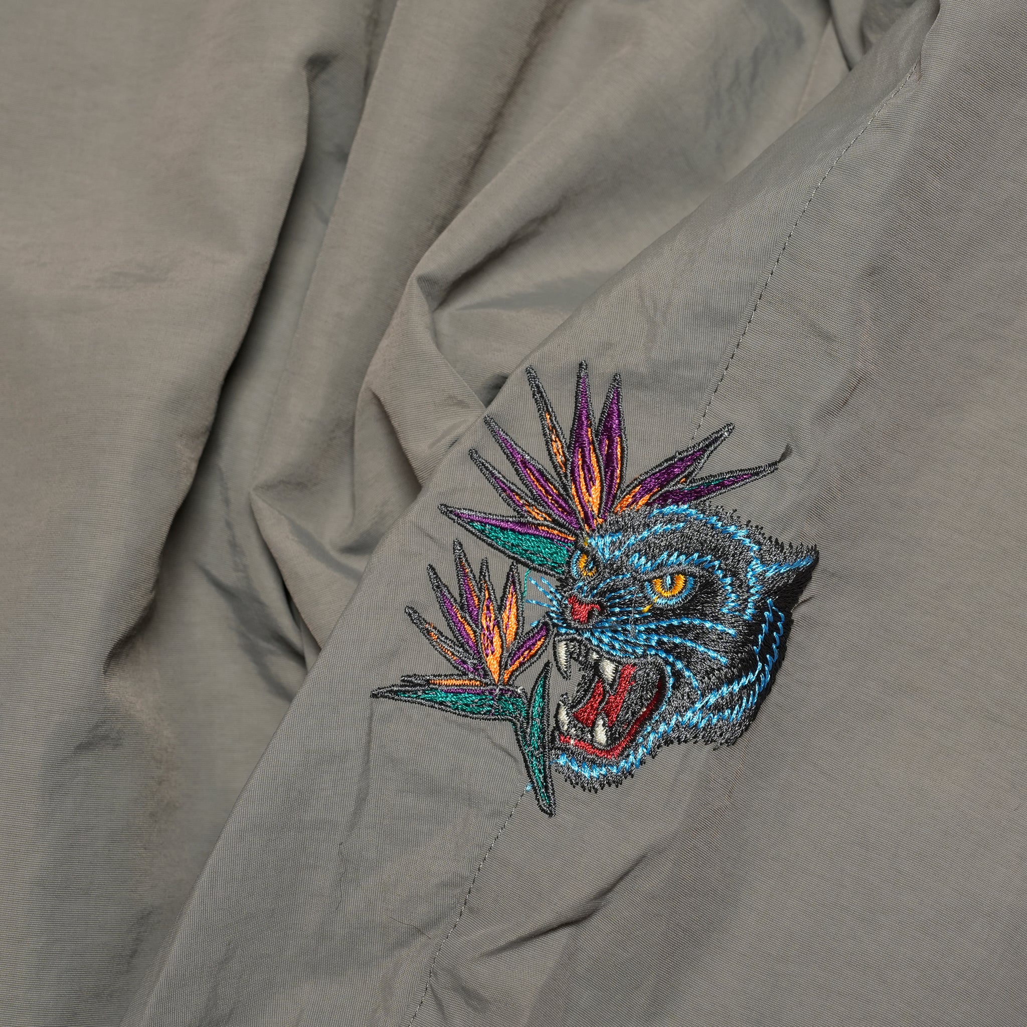 VG-JKT-390 | FLORA PANTHER REVERSIBLE JACKET | Gray【VIRGOwearworks_ヴァルゴウェアワークス】