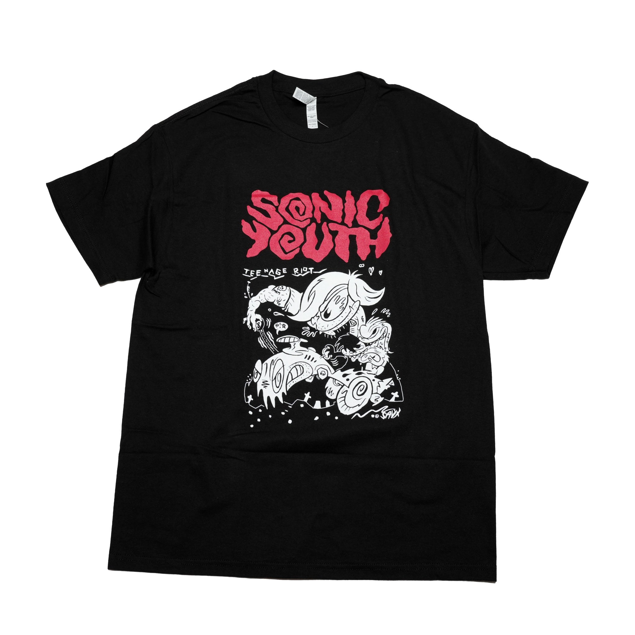 Sonic Youth Teenage Riot T-shirt (KF)【Kung Fu Inc】【archive】